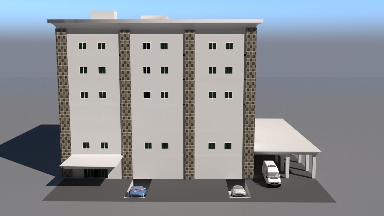 Hospital 3D model_3