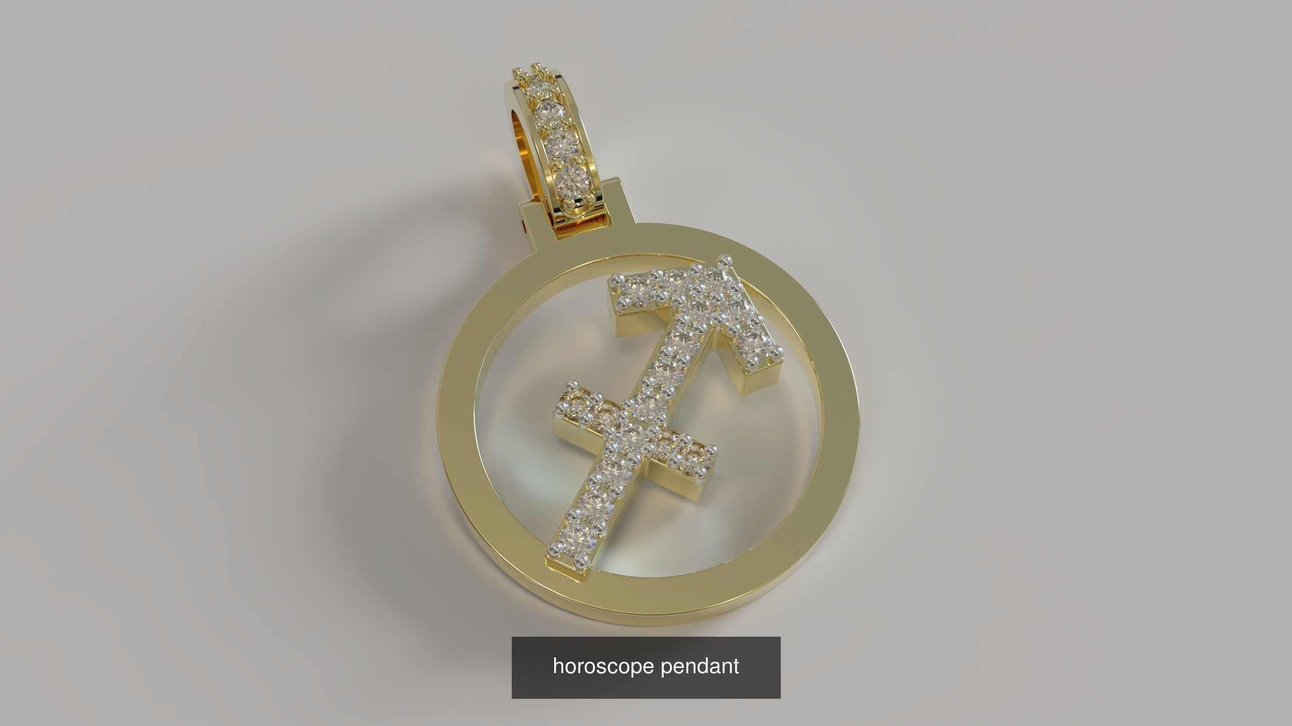 horoscope pendants 3D Model Collection_14