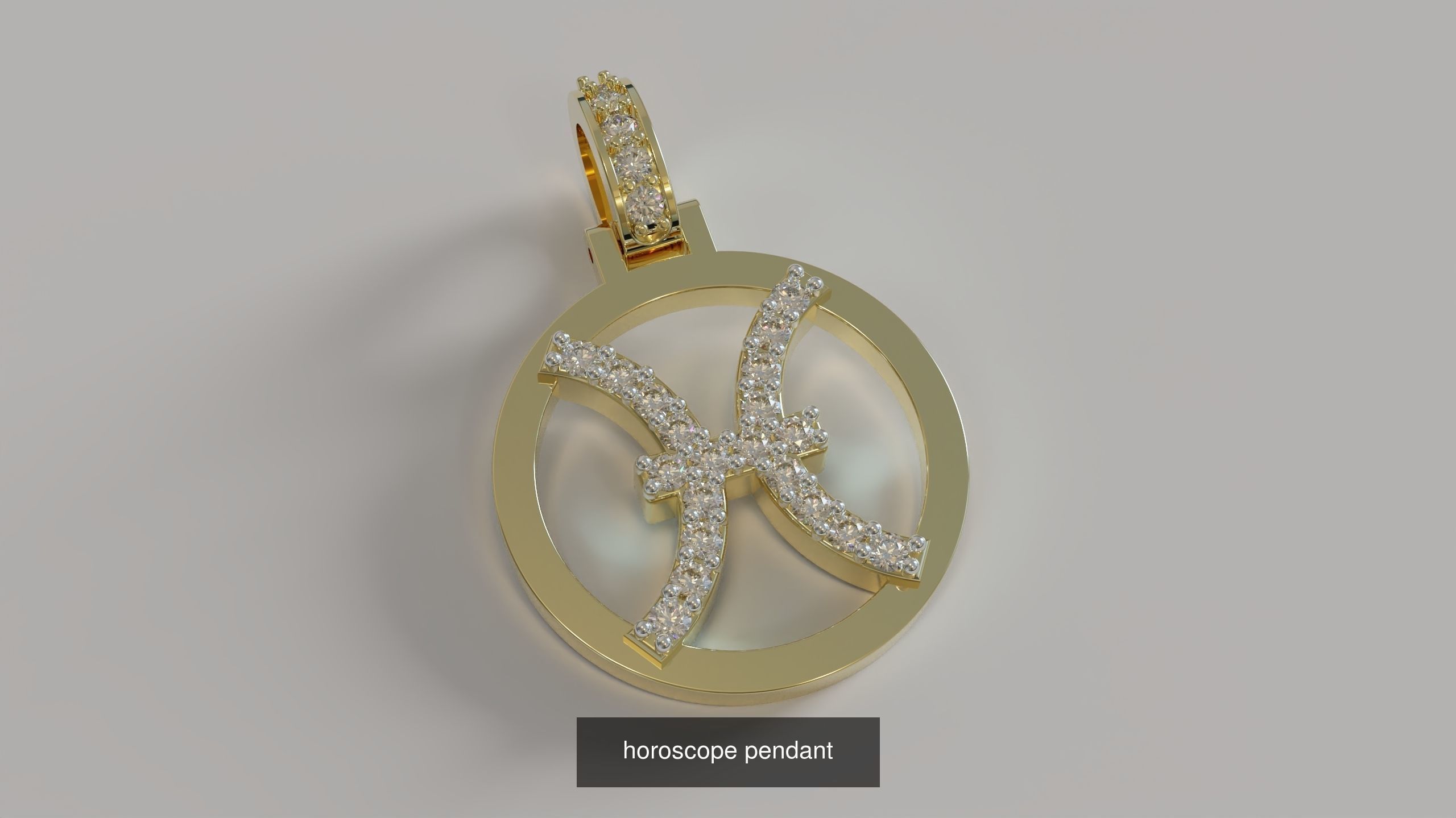 horoscope pendants 3D Model Collection_9