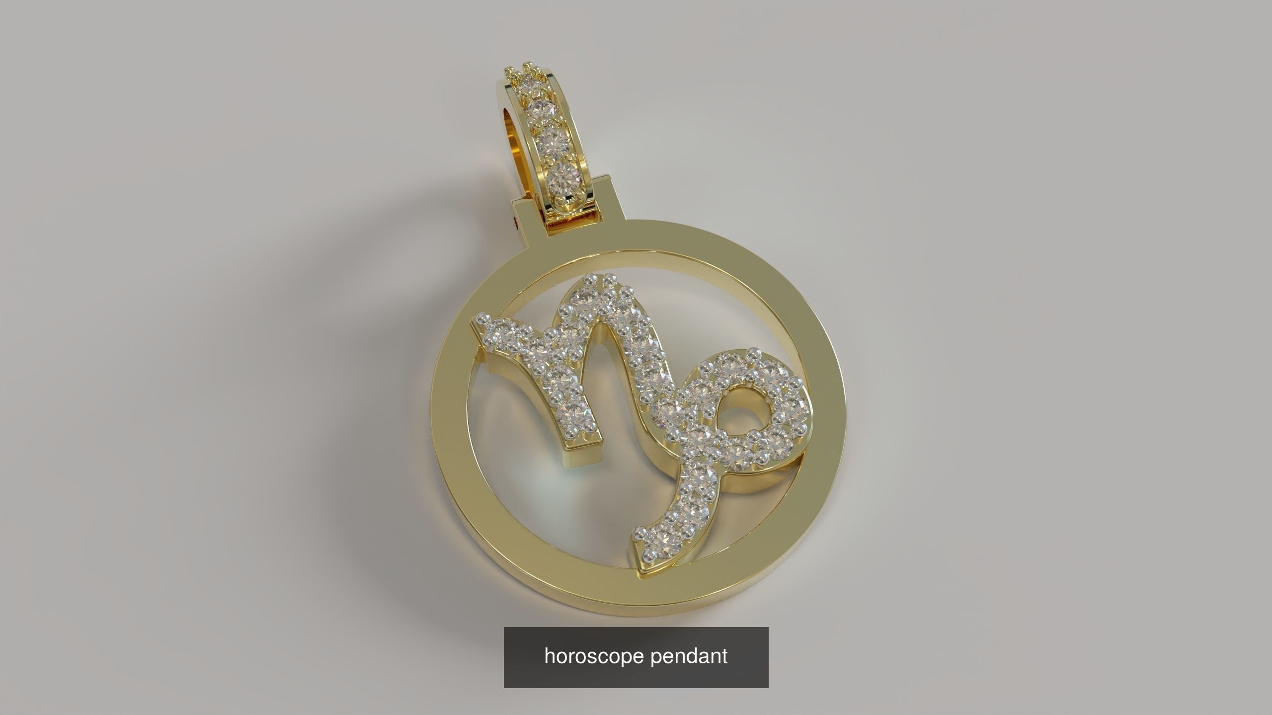 horoscope pendants 3D Model Collection_13