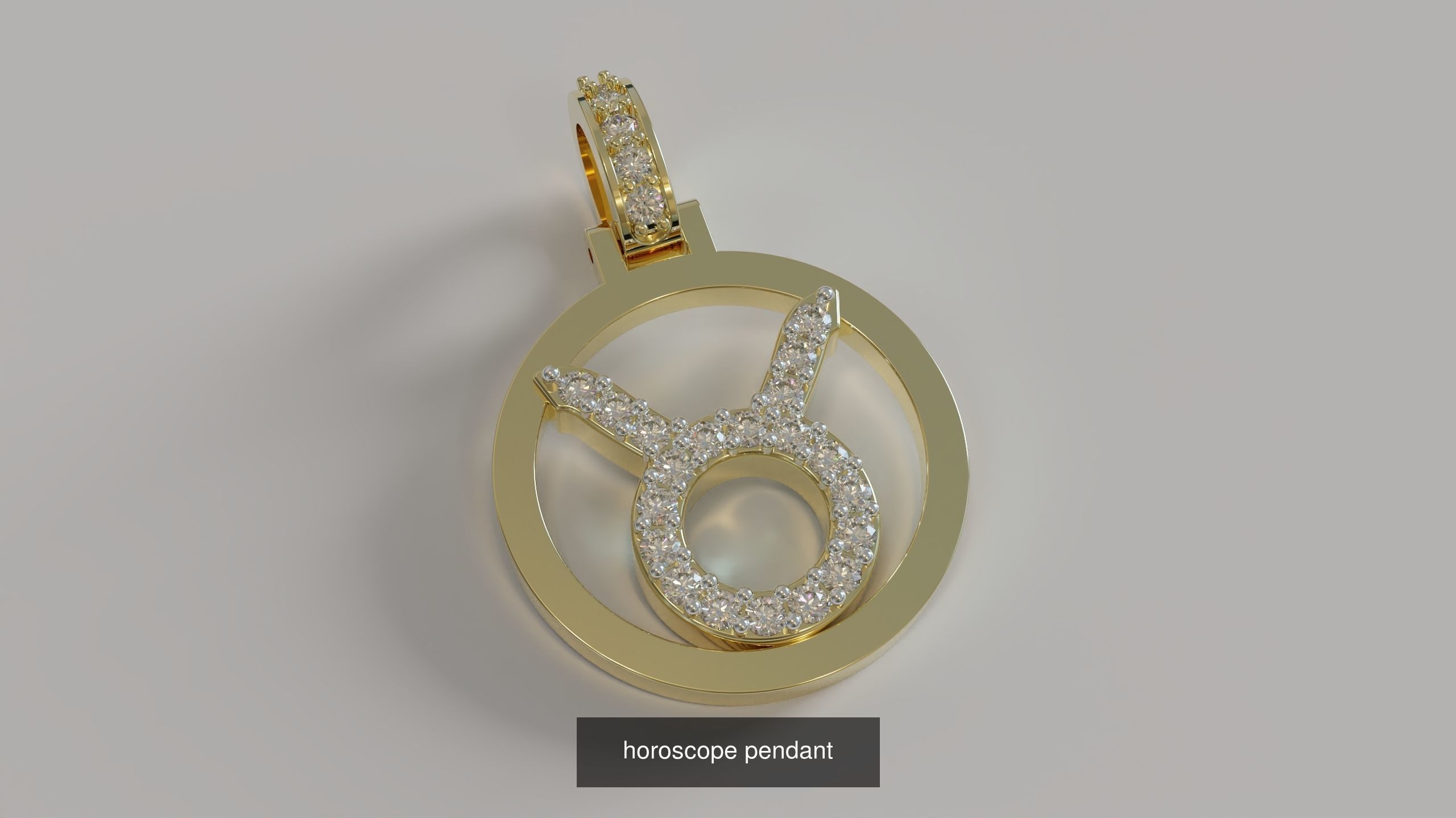horoscope pendants 3D Model Collection_6