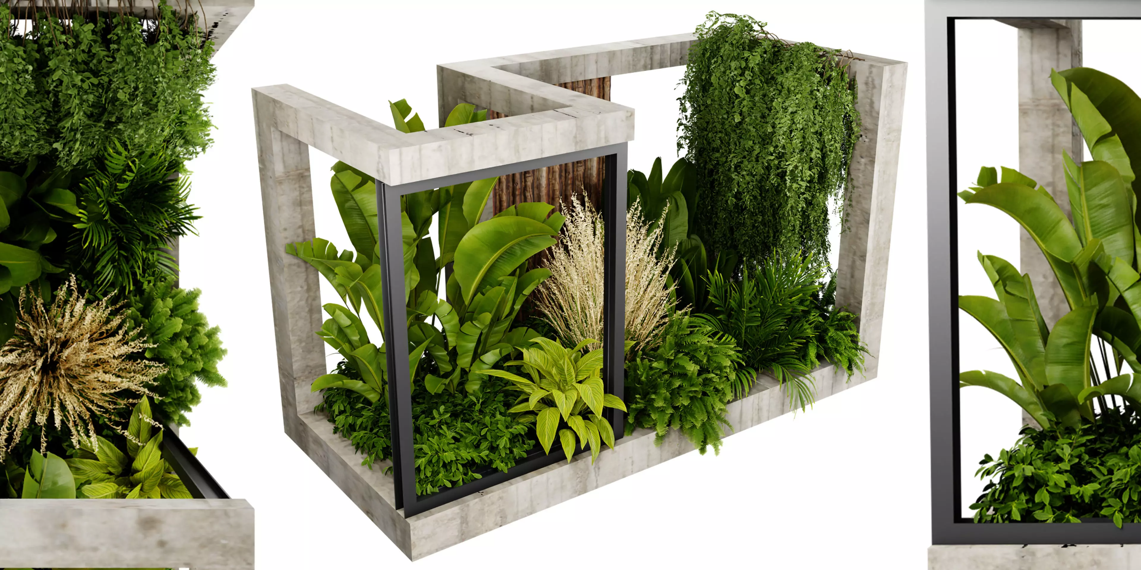 Collection plant vol 534 - blender model 3D model
