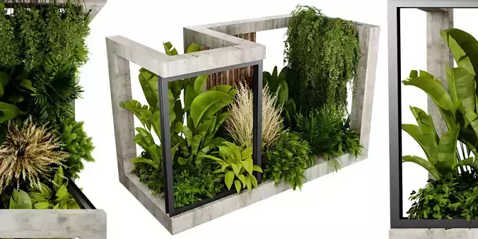 Collection plant vol 534 - blender model 