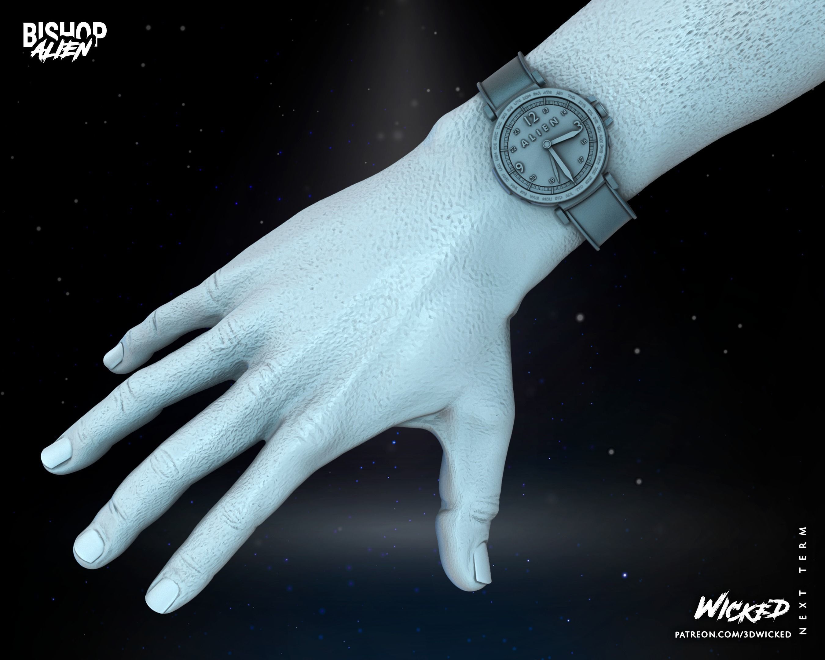 Wicked Movies Bishop Sculpture Tested for 3d printing 3D print model_24