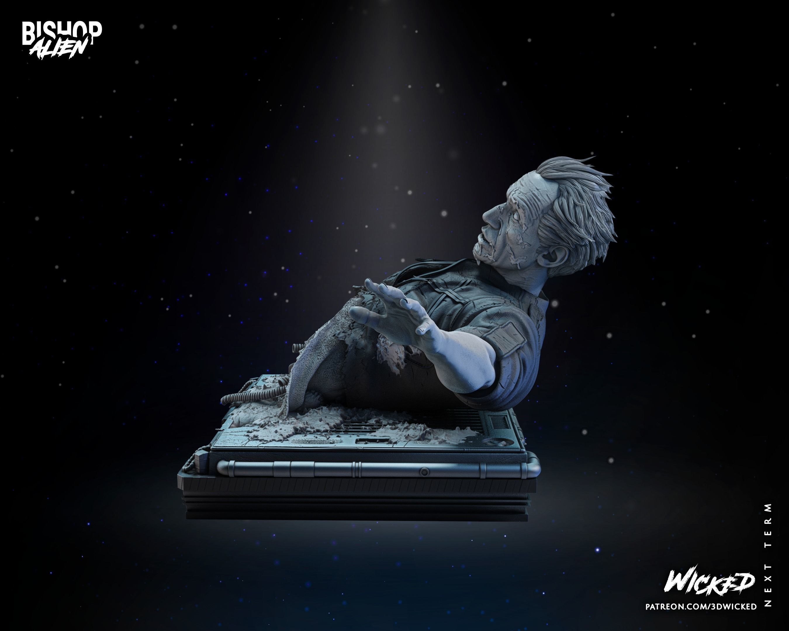 Wicked Movies Bishop Sculpture Tested for 3d printing 3D print model_41