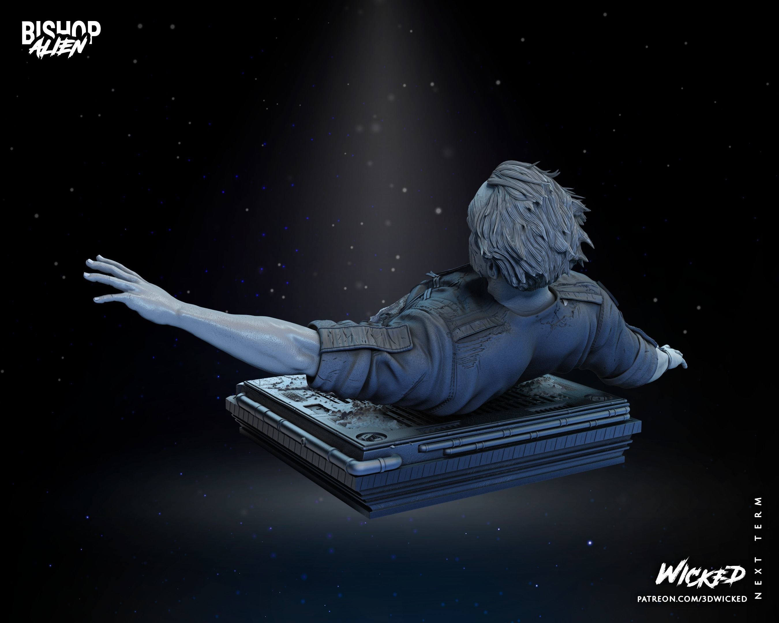 Wicked Movies Bishop Sculpture Tested for 3d printing 3D print model_22