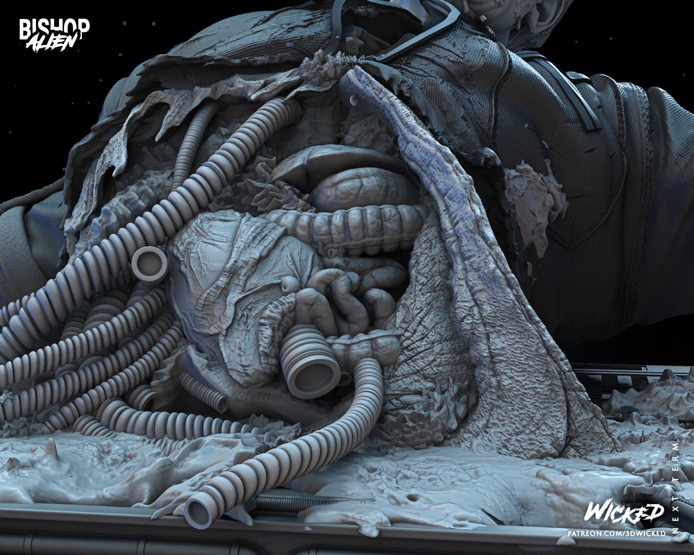 Wicked Movies Bishop Sculpture Tested for 3d printing 3D print model_56