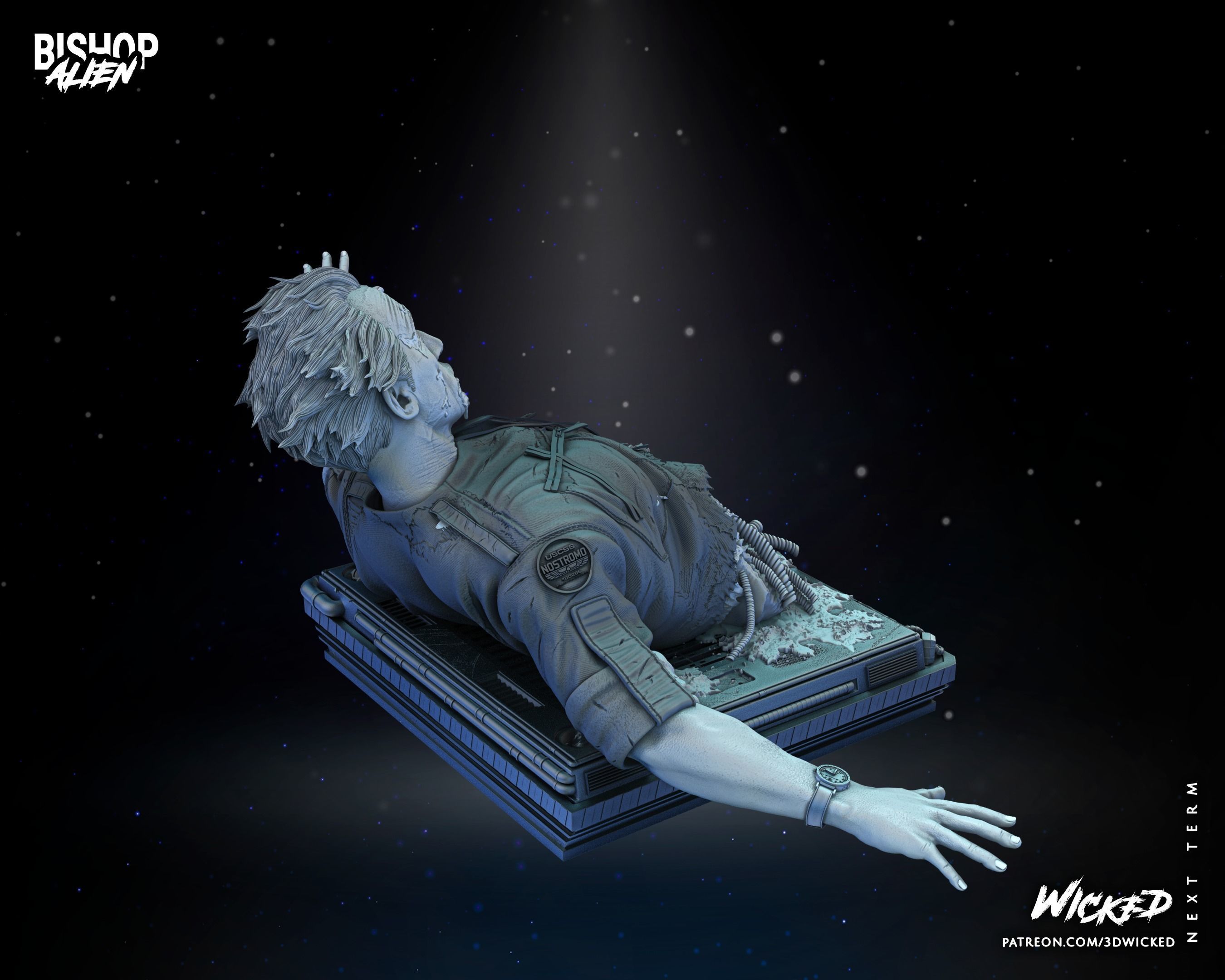 Wicked Movies Bishop Sculpture Tested for 3d printing 3D print model_32