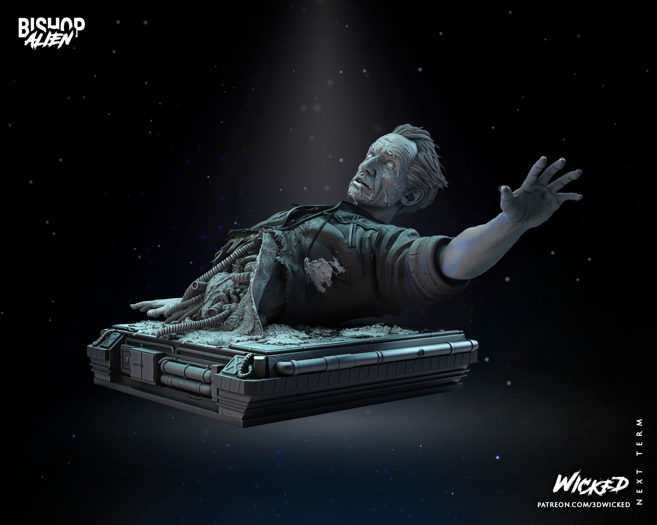 Wicked Movies Bishop Sculpture Tested for 3d printing 3D print model_21