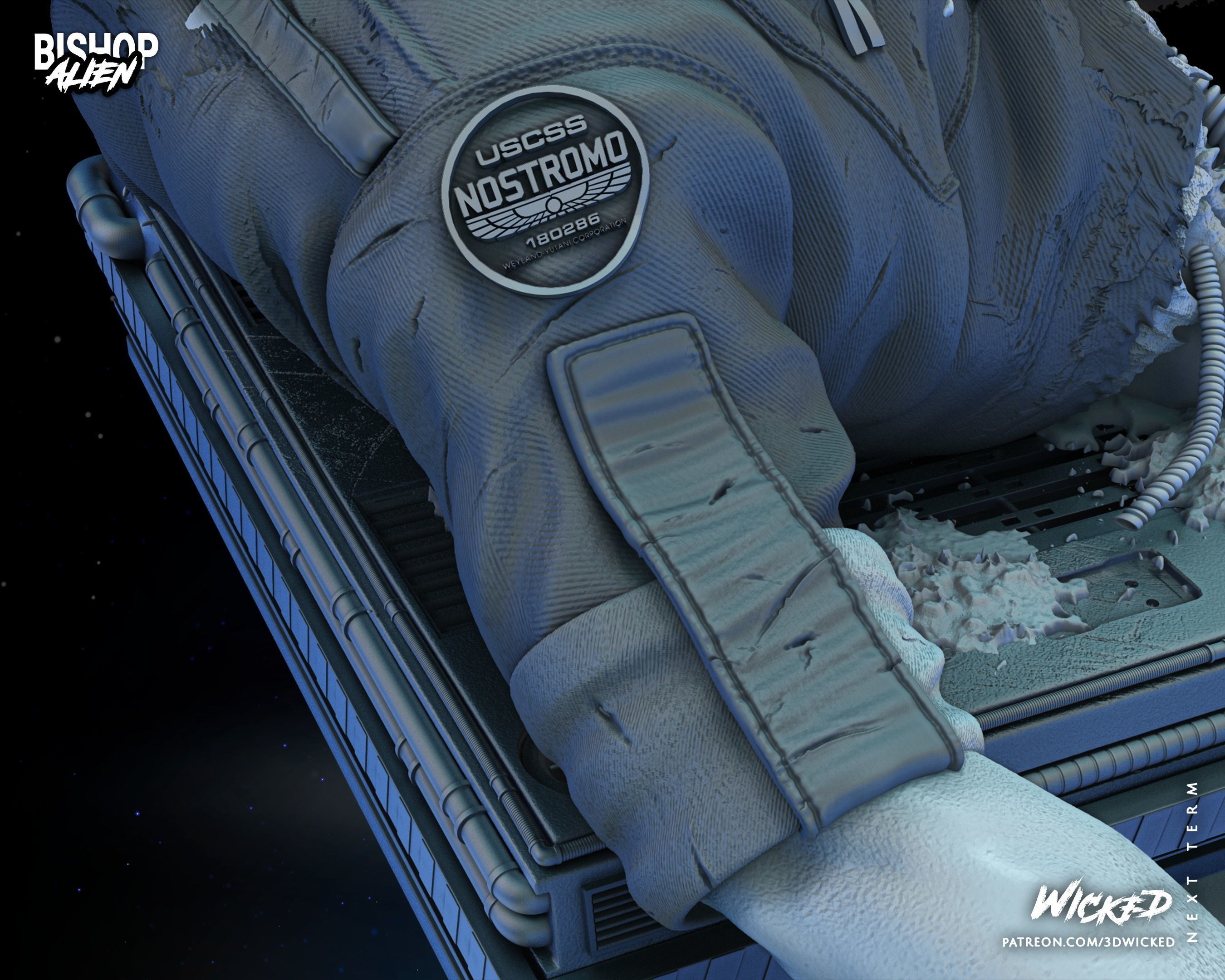 Wicked Movies Bishop Sculpture Tested for 3d printing 3D print model_68