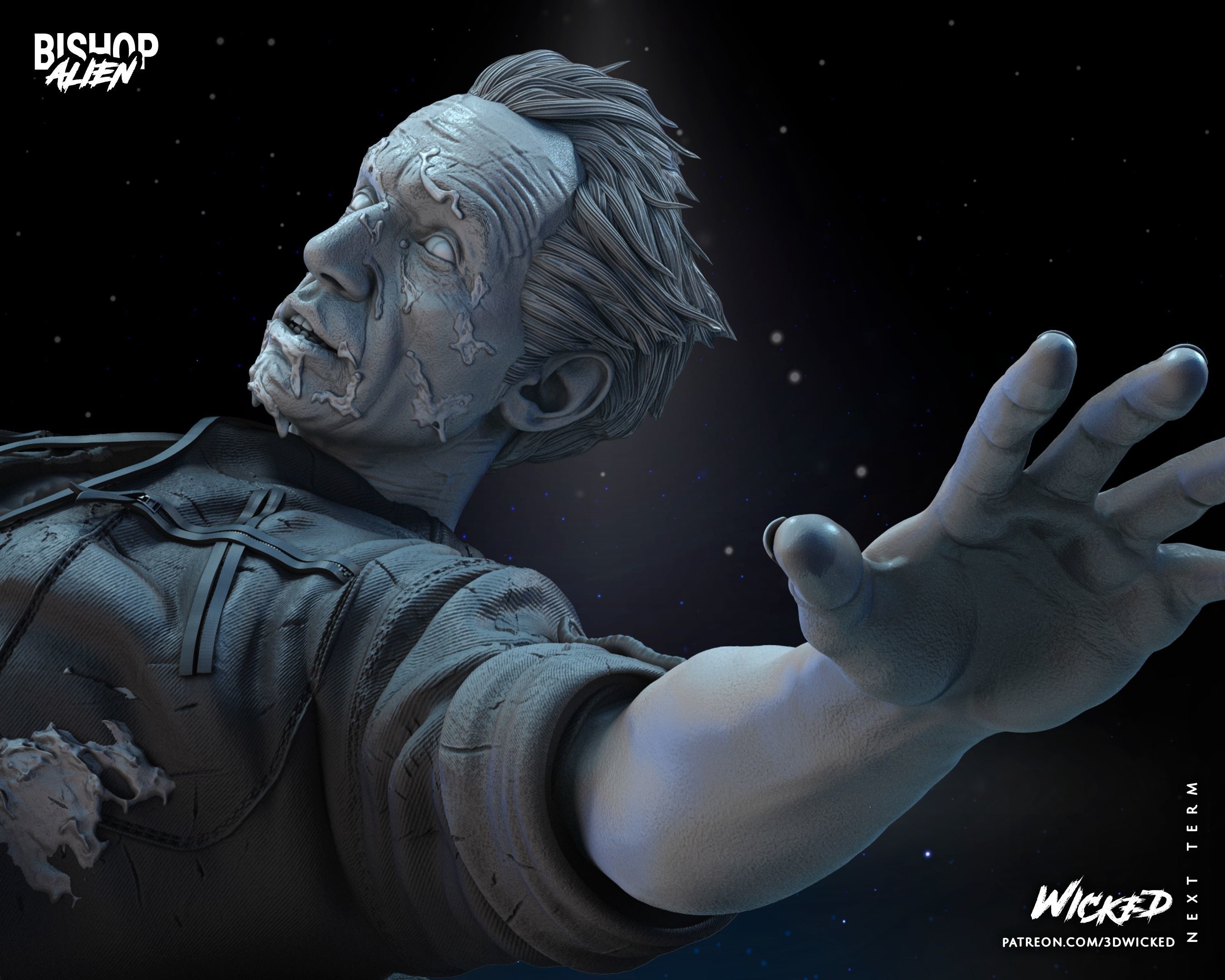 Wicked Movies Bishop Sculpture Tested for 3d printing 3D print model_57