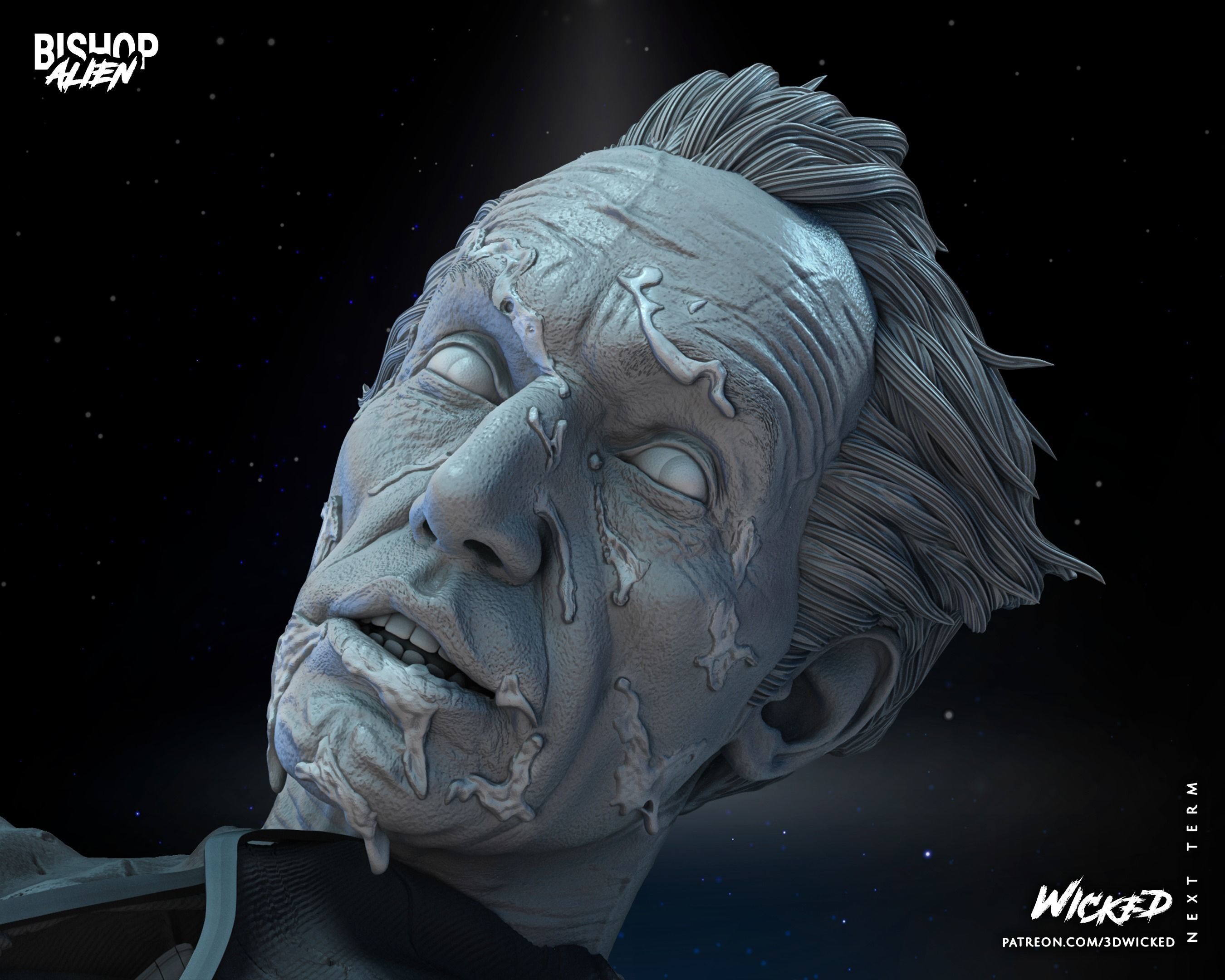 Wicked Movies Bishop Sculpture Tested for 3d printing 3D print model_17