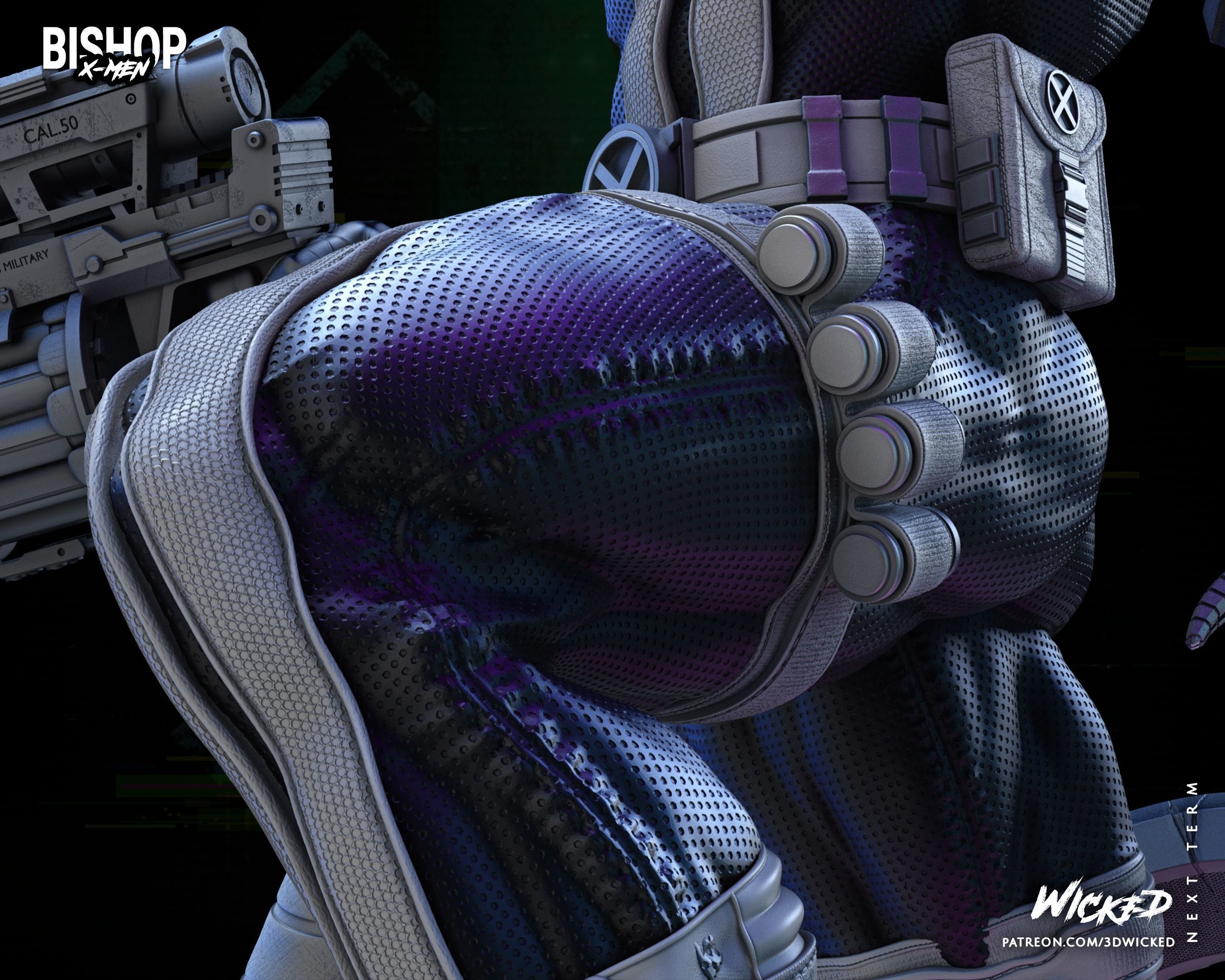 Wicked Marvel Bishop Sculpture Tested for 3D printing 3D print model_71