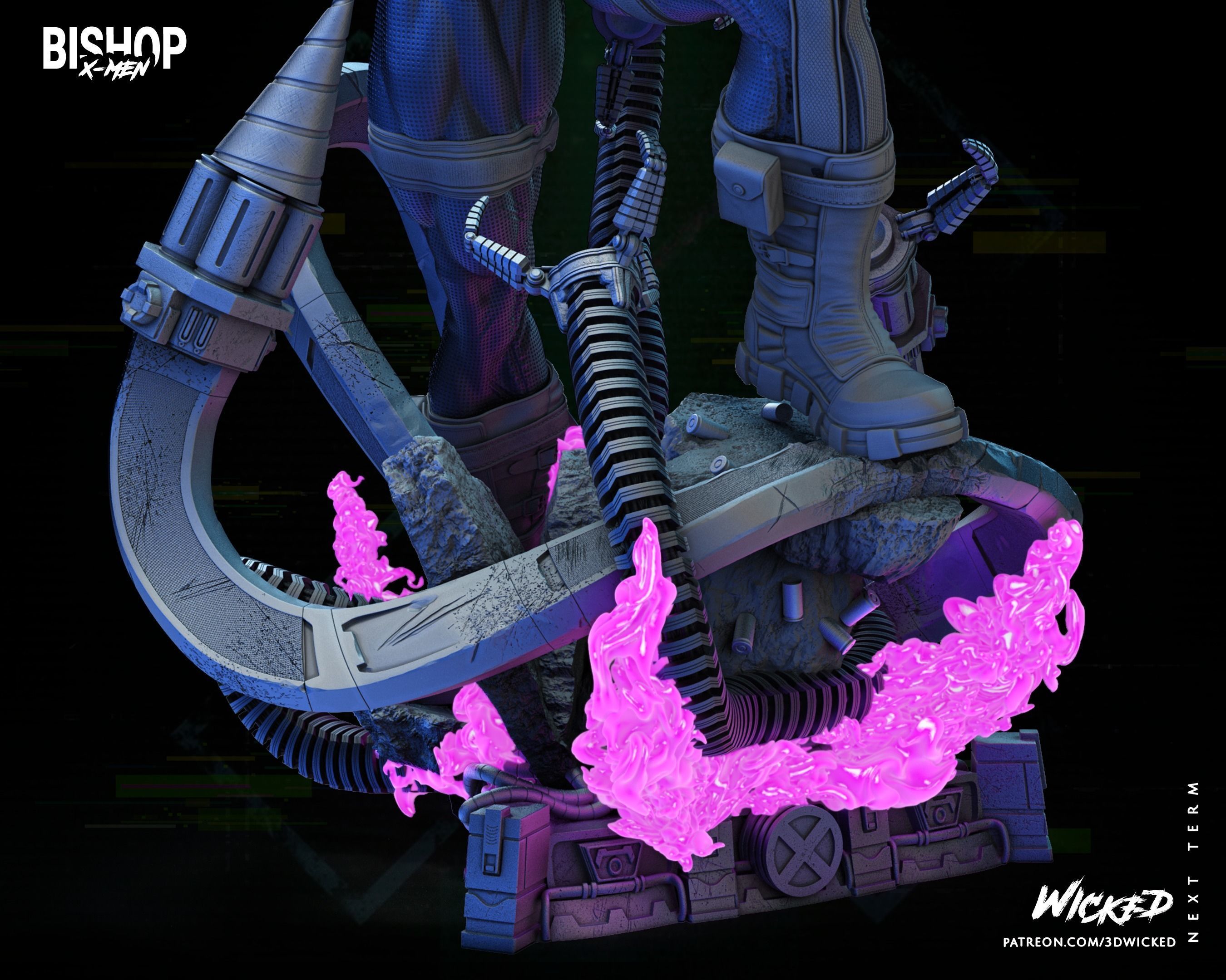 Wicked Marvel Bishop Sculpture Tested for 3D printing 3D print model_27