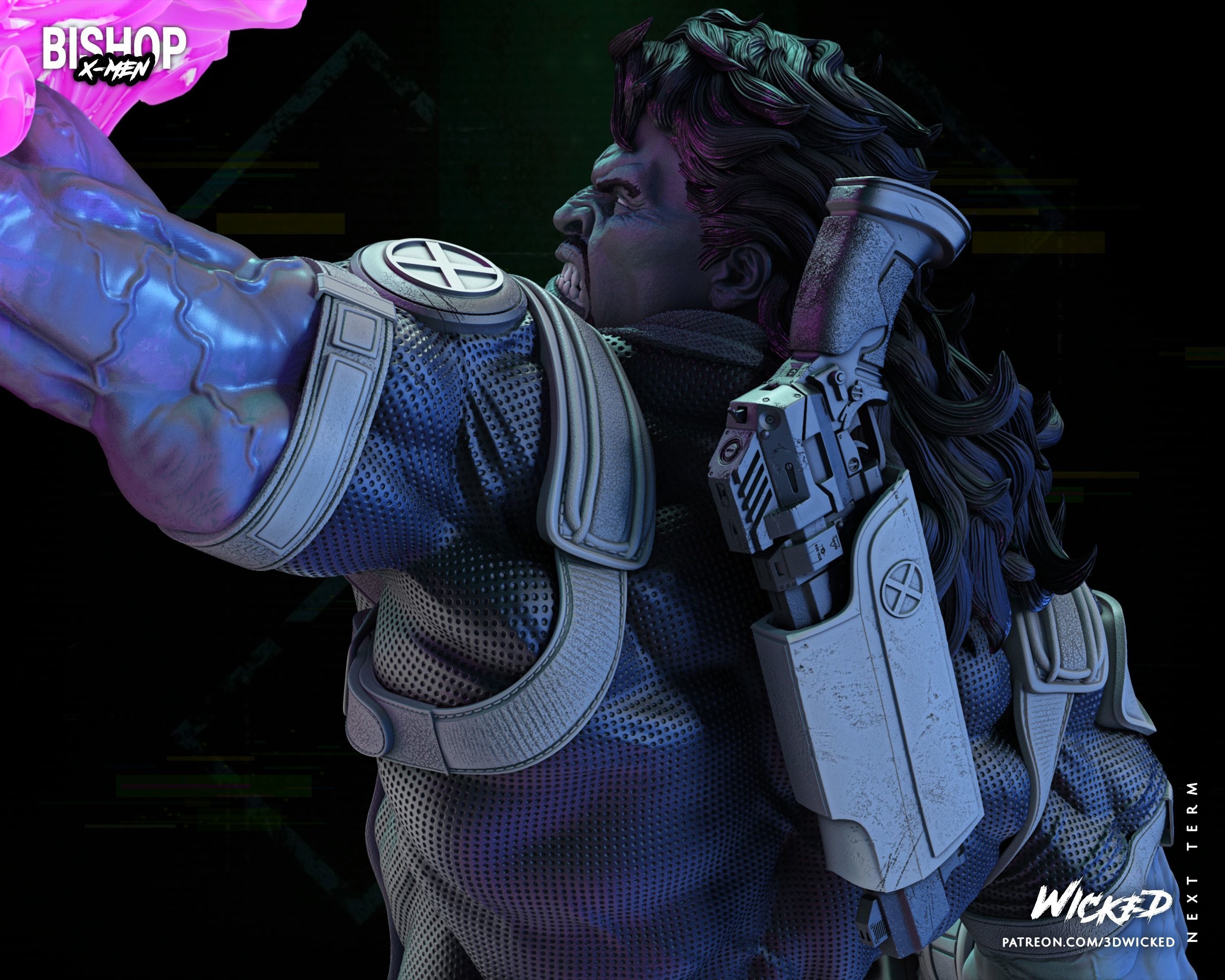 Wicked Marvel Bishop Sculpture Tested for 3D printing 3D print model_21