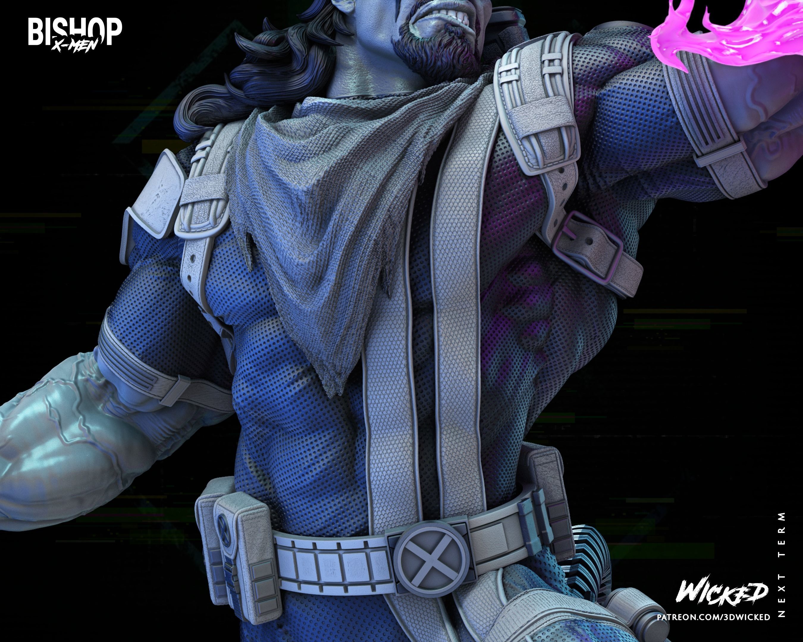 Wicked Marvel Bishop Sculpture Tested for 3D printing 3D print model_64