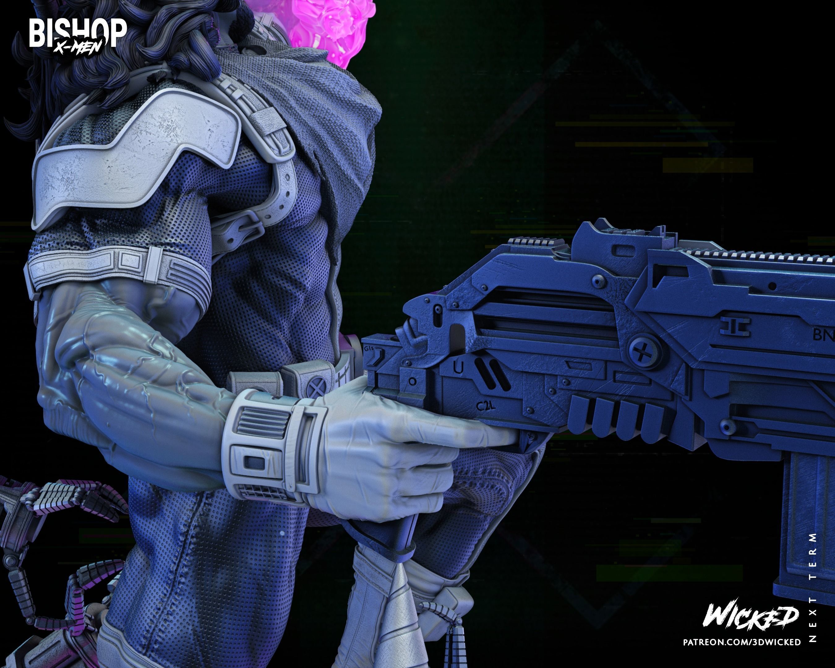 Wicked Marvel Bishop Sculpture Tested for 3D printing 3D print model_42