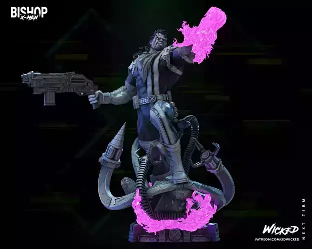 Wicked Marvel Bishop Sculpture Tested for 3D printing