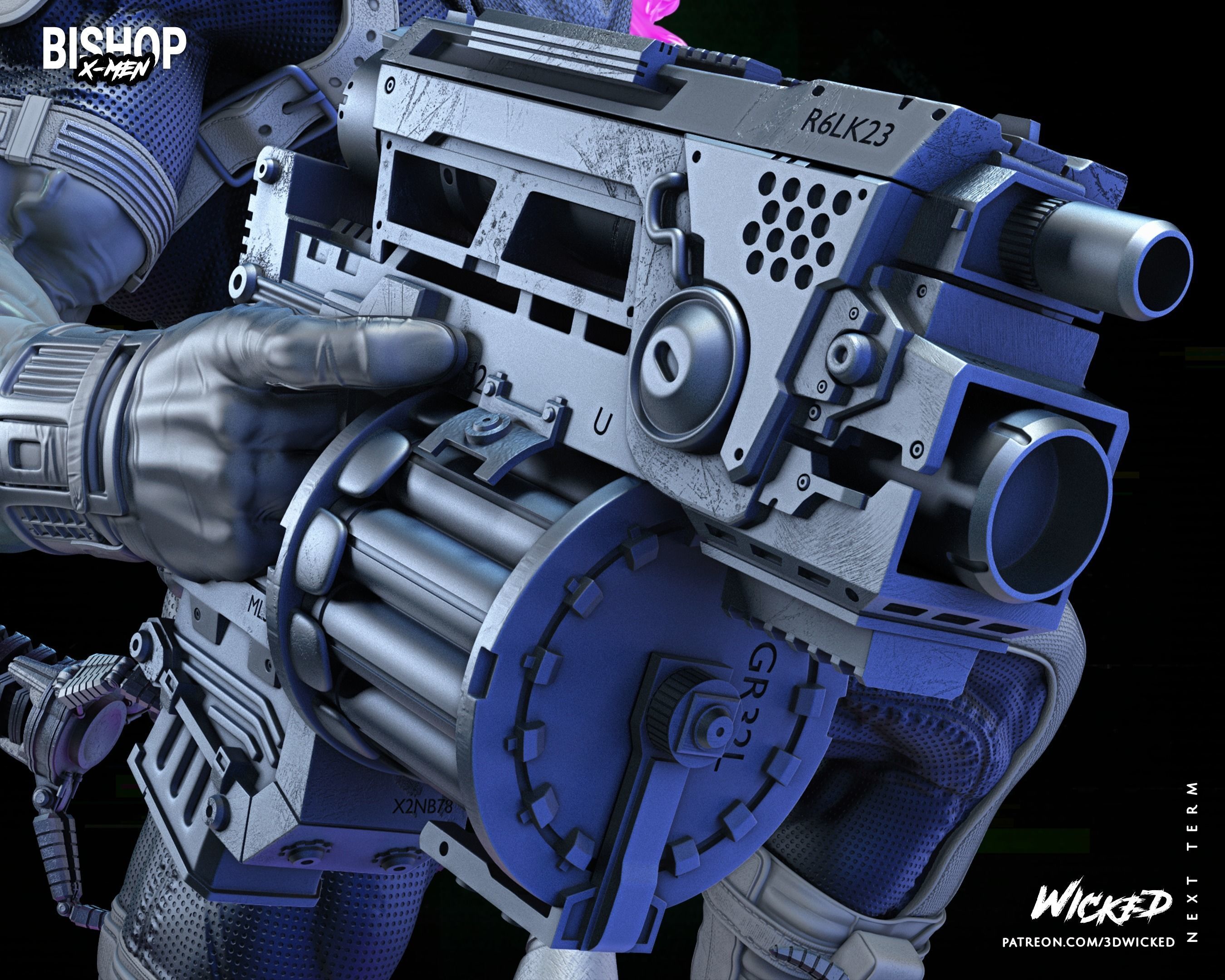 Wicked Marvel Bishop Sculpture Tested for 3D printing 3D print model_46