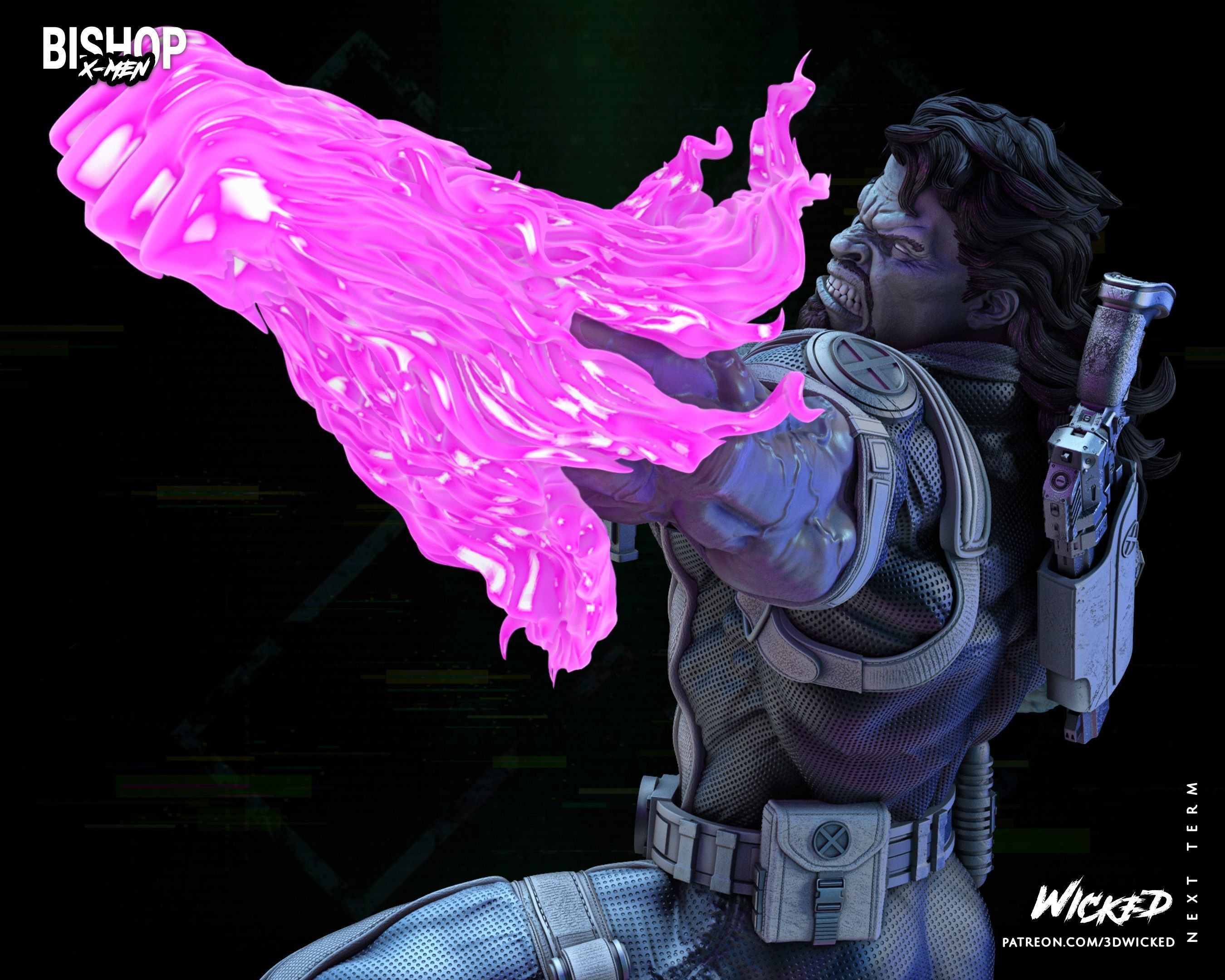 Wicked Marvel Bishop Sculpture Tested for 3D printing 3D print model_22