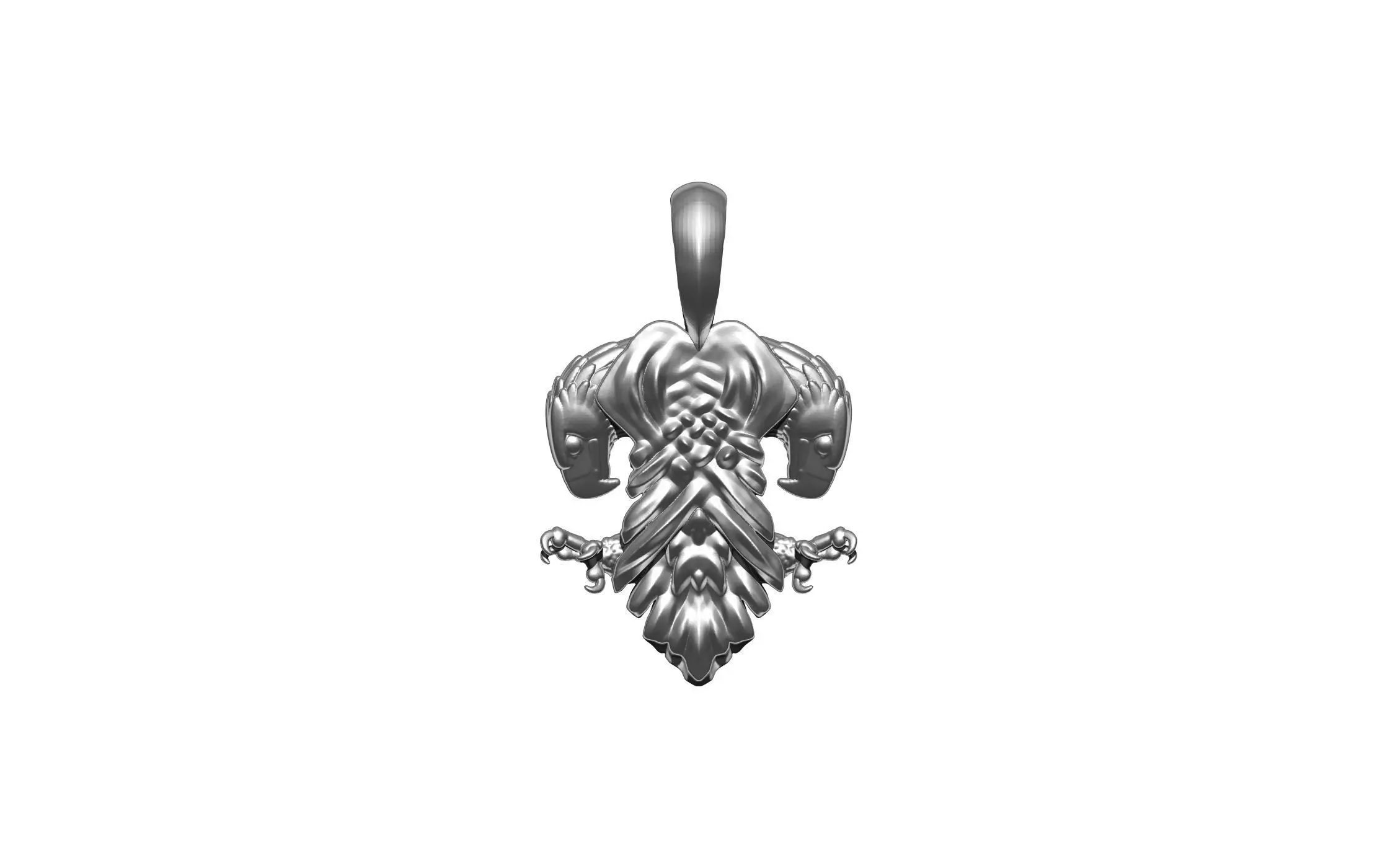 Eagle pendant 3D print model