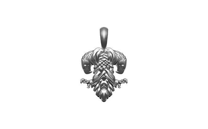 Eagle pendant 3D print model