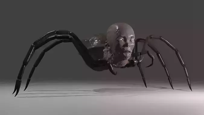 monster-spider head