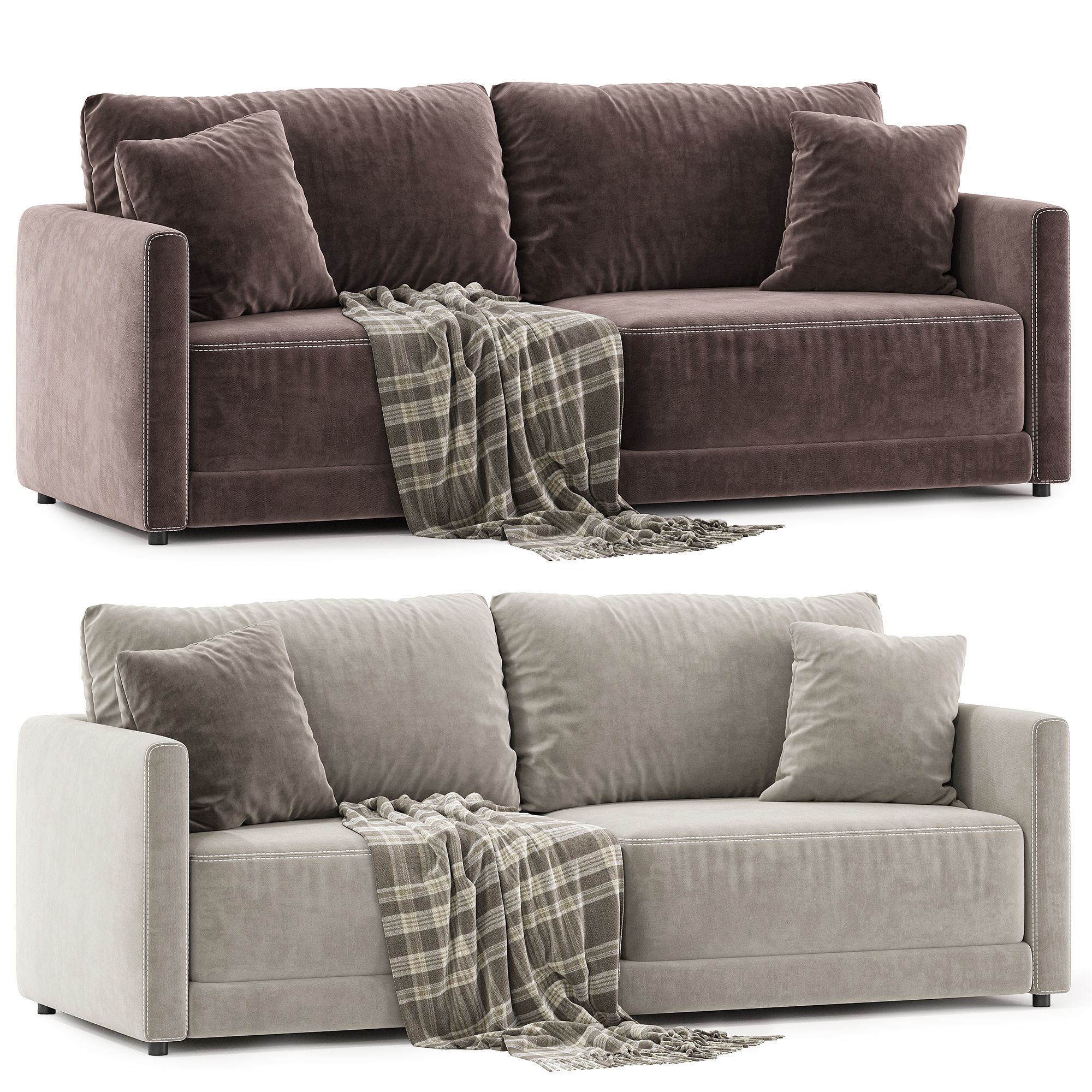 Gather Sofa 3D model_11