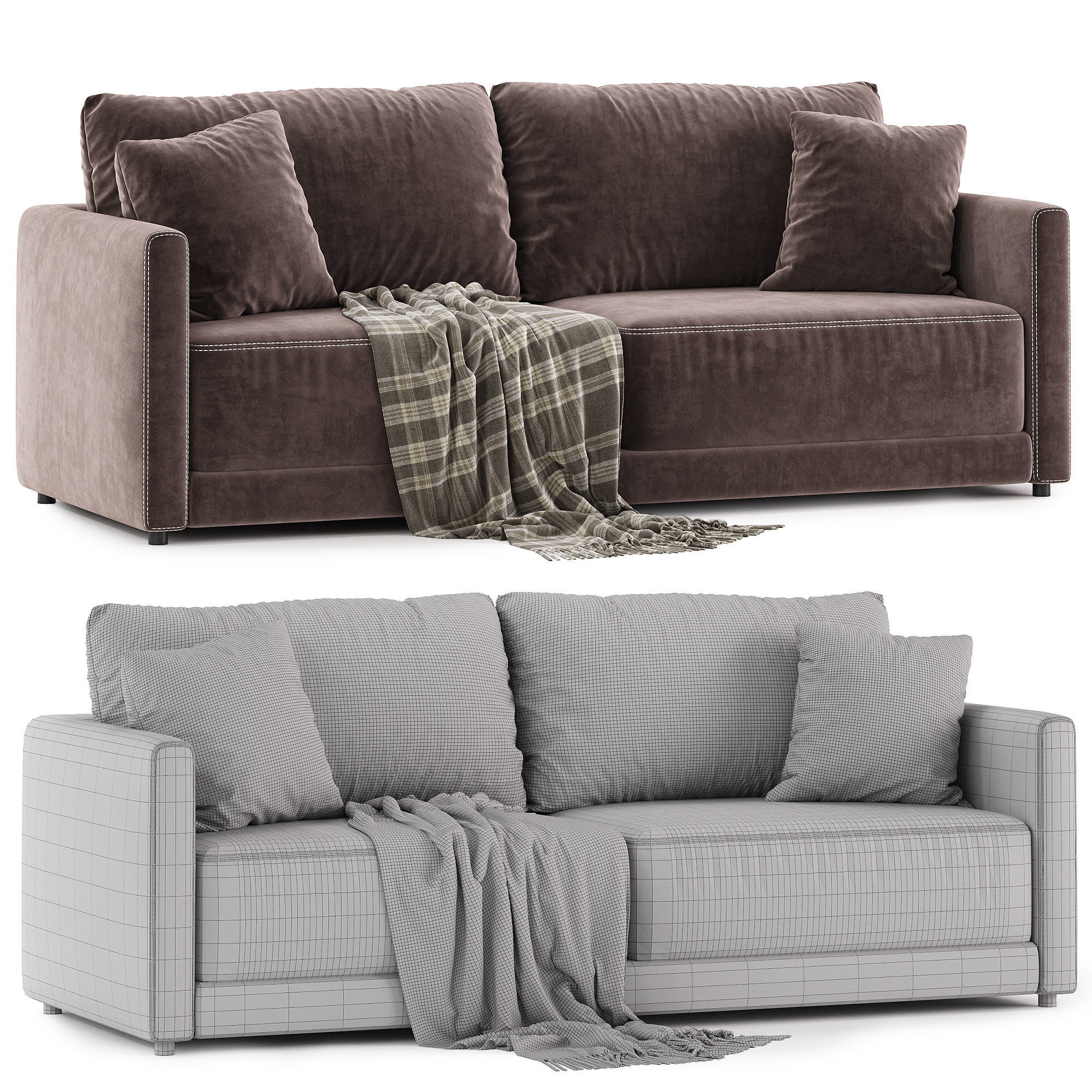 Gather Sofa 3D model_4