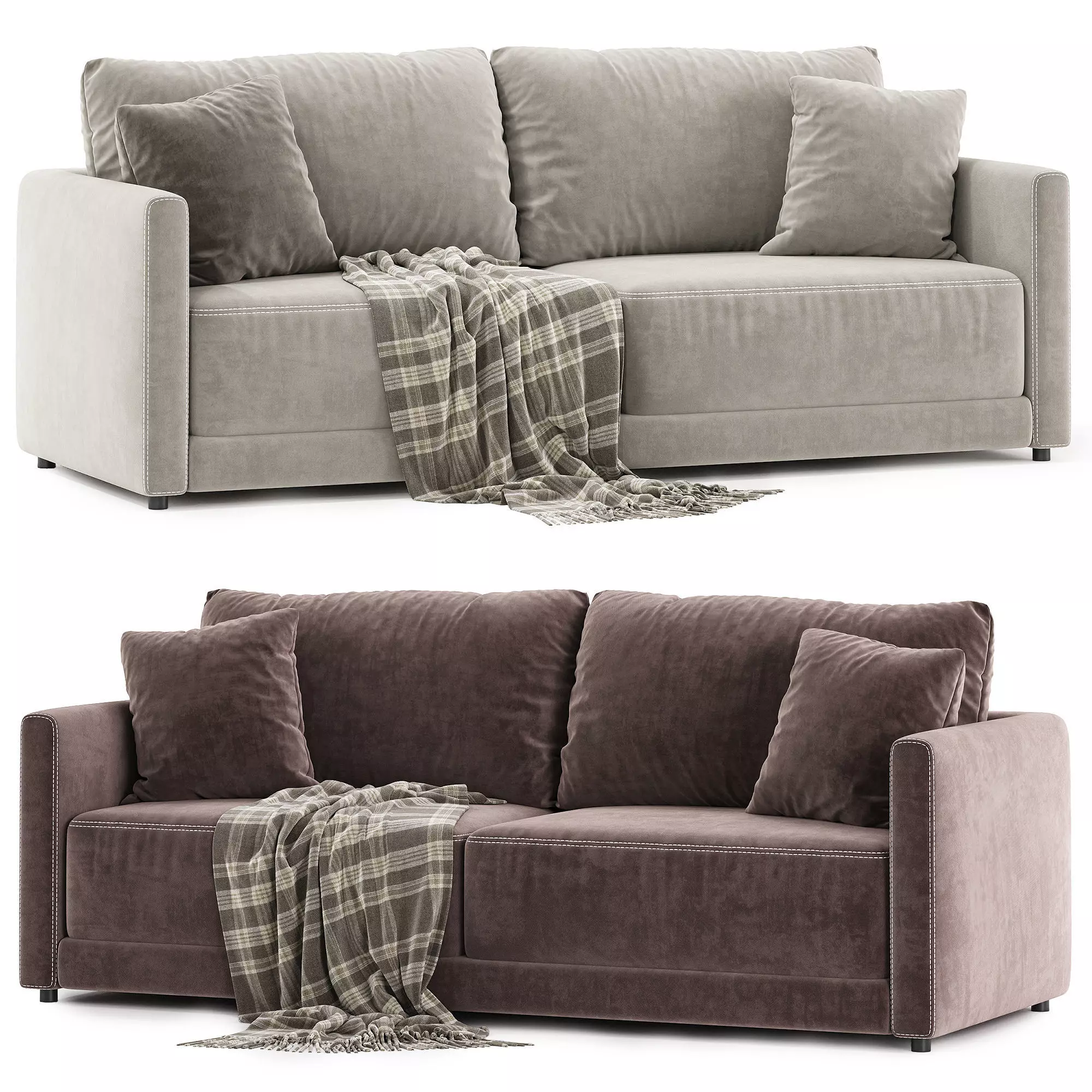 Gather Sofa 3D model_0