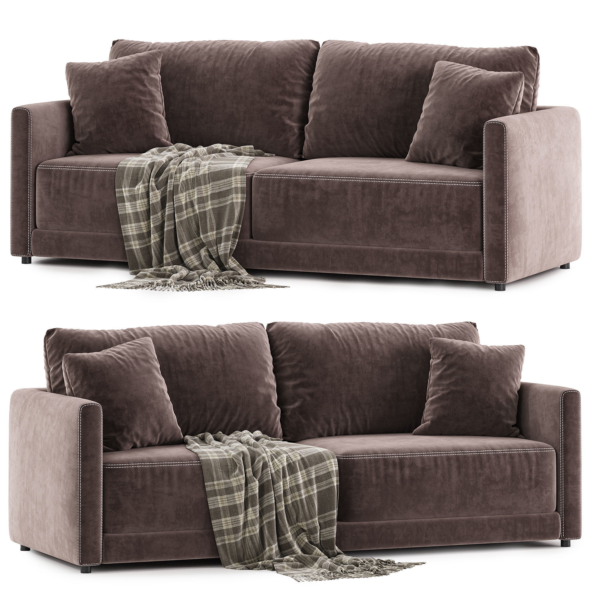 Gather Sofa 3D model_2