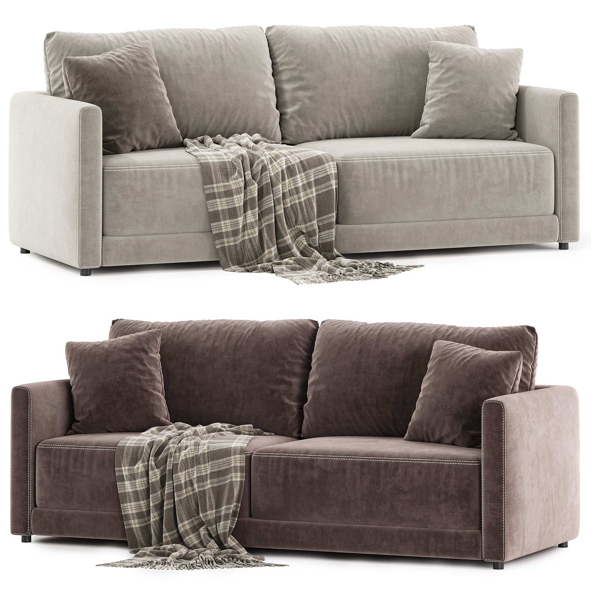 Gather Sofa 3D model_7