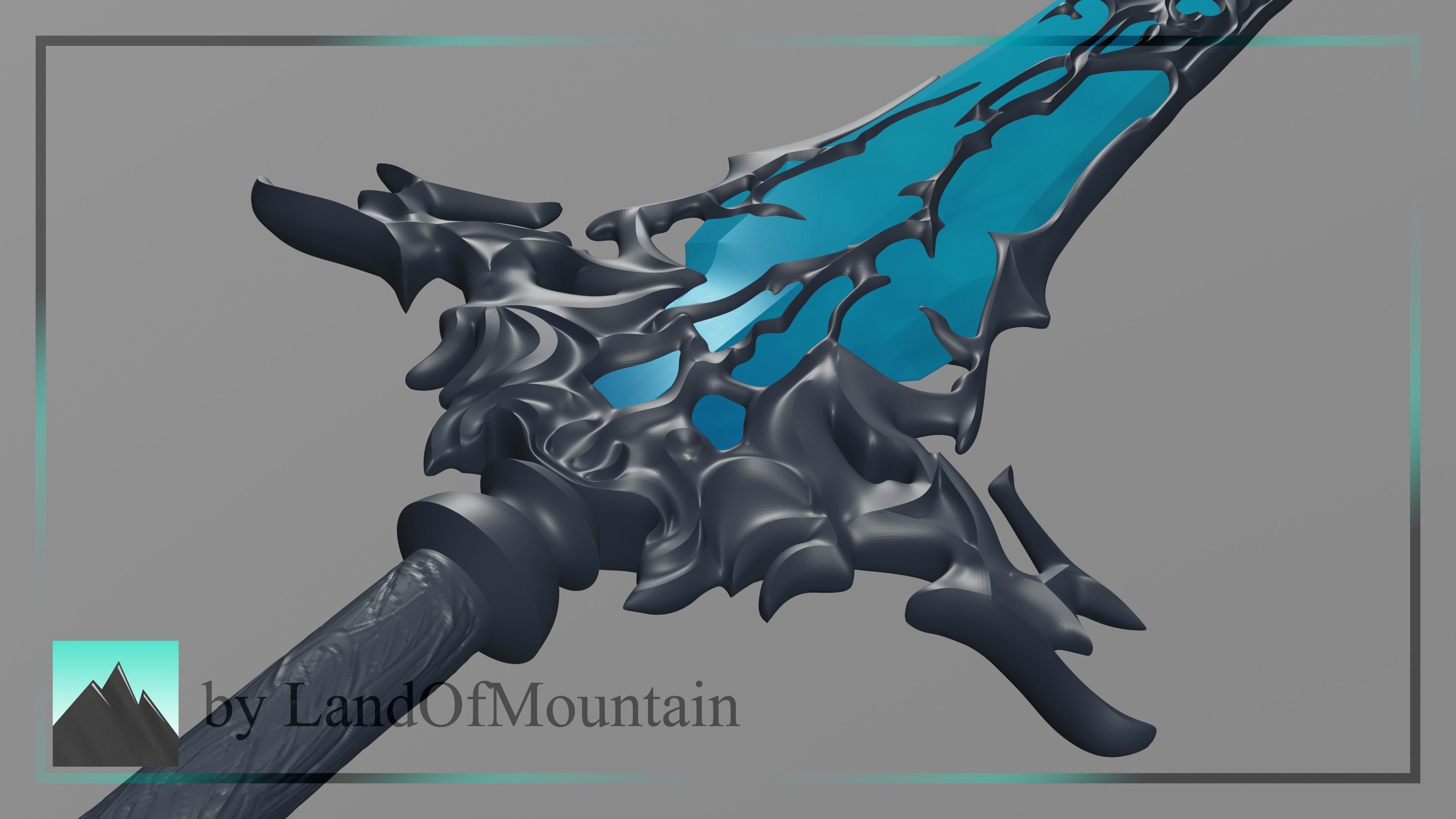 Final Fantasy XVI - Clive Rosfield - Ultima Weapon 3D print model_3