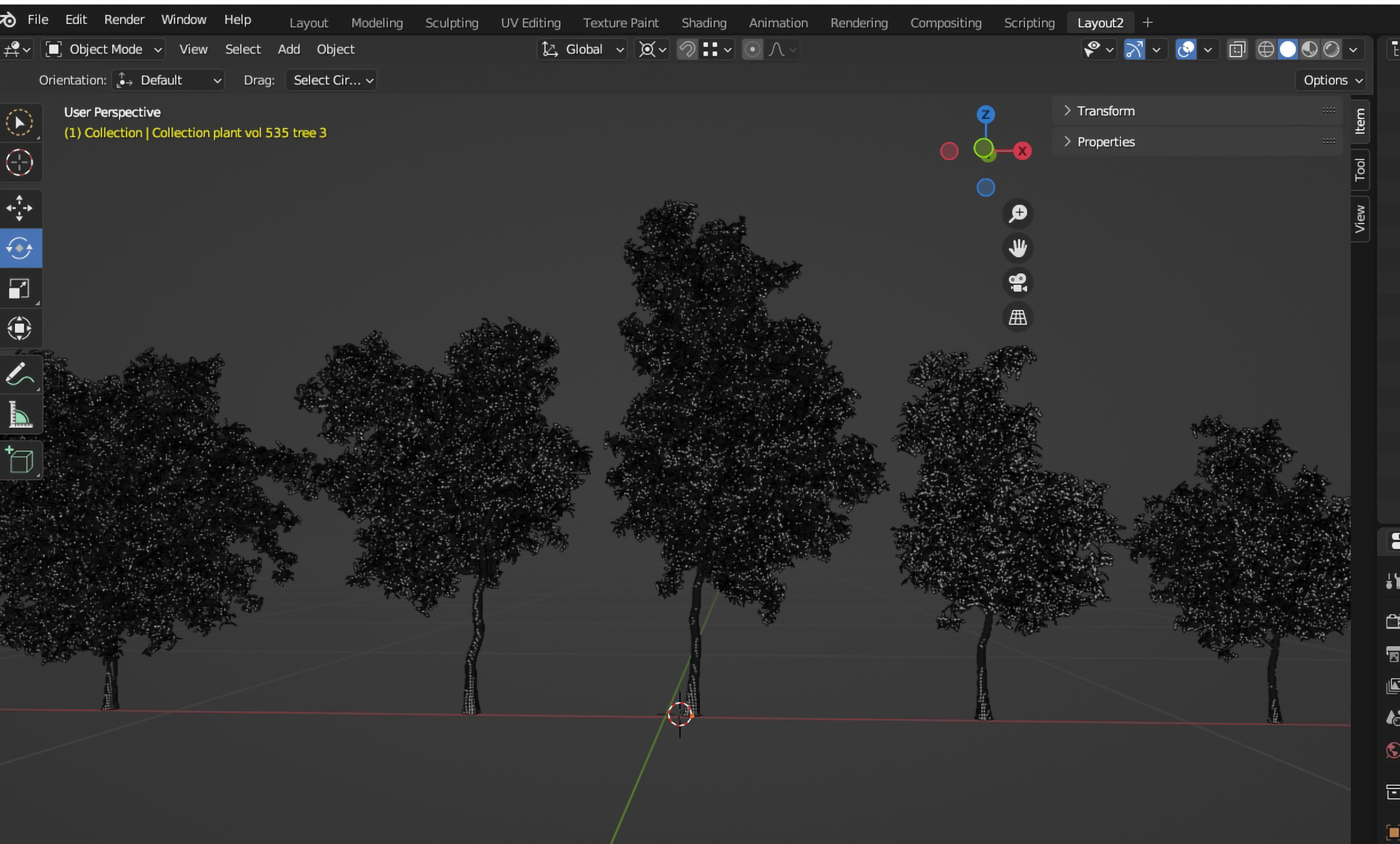 Collection plant vol 535 - blender model  3D model_7