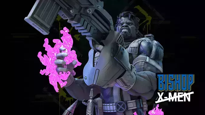 Wicked Marvel Bishop Bust Tested for 3D printing