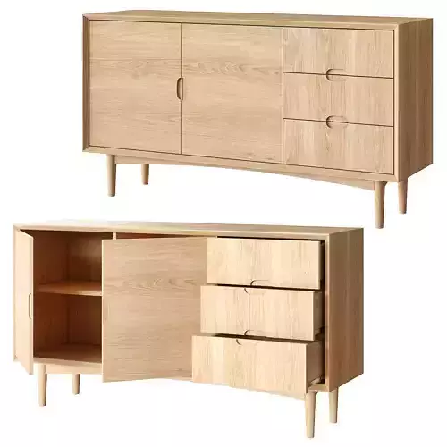 RJ Living Mia sideboard oak