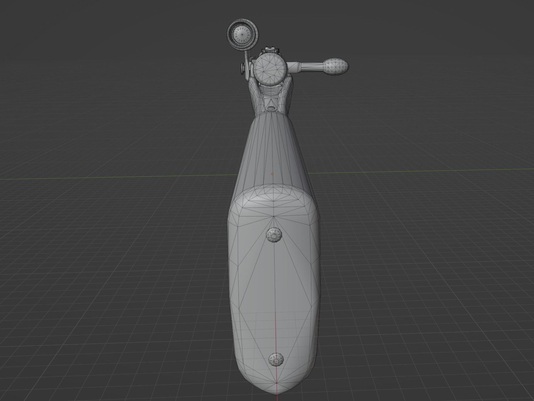 Arisaka Type 38 Low-poly 3D model_3