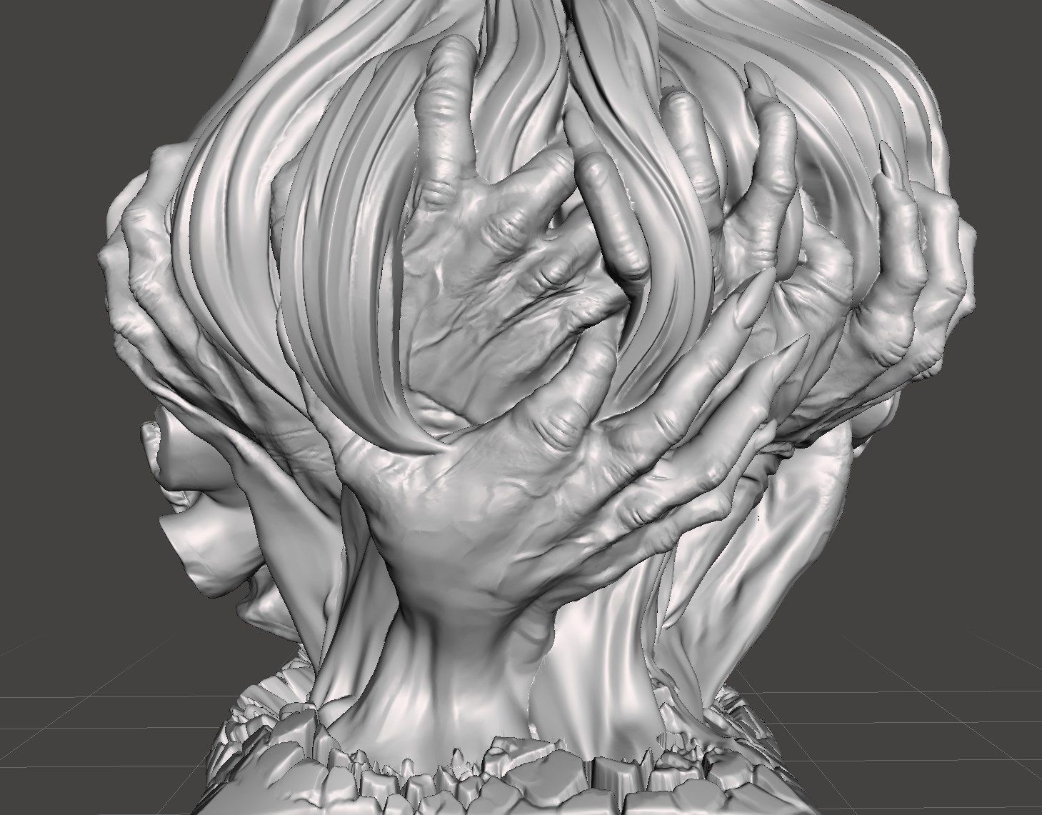 Girl Haunted 3D print model_8