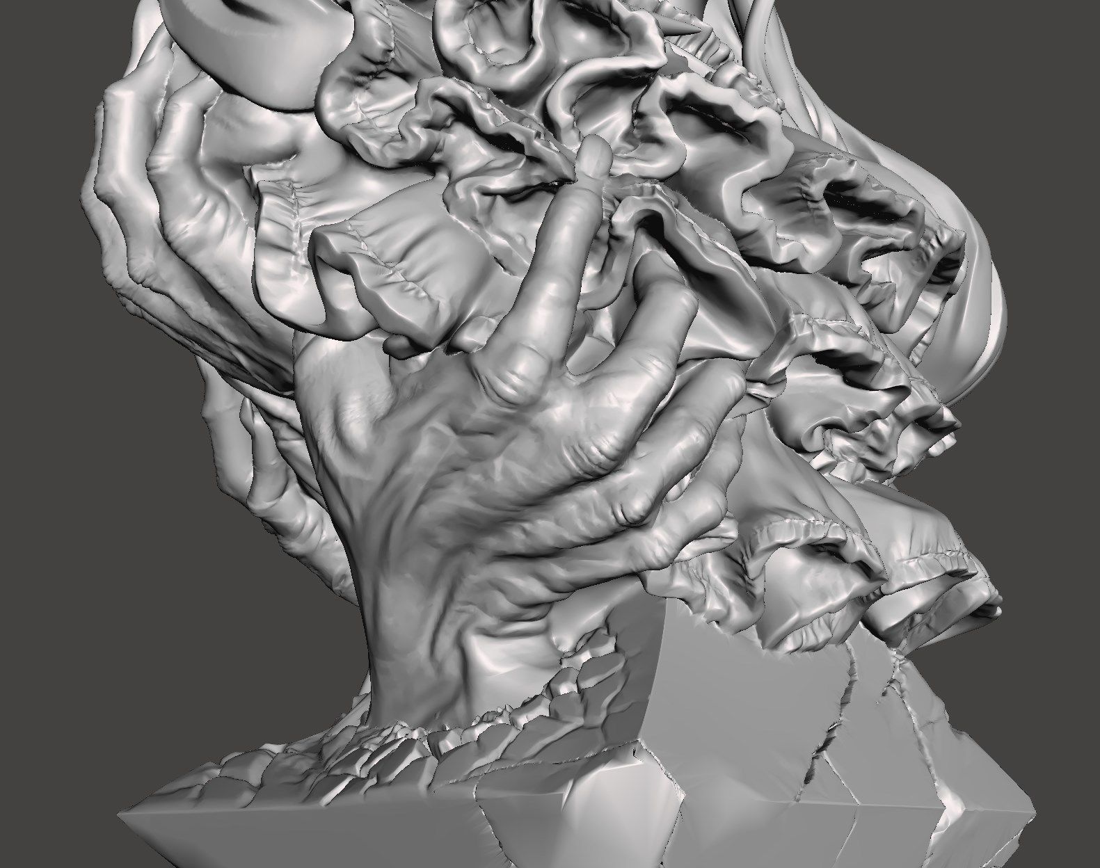 Girl Haunted 3D print model_9