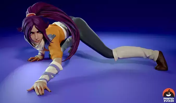 Yoruichi Shihoin pose2 3D print model