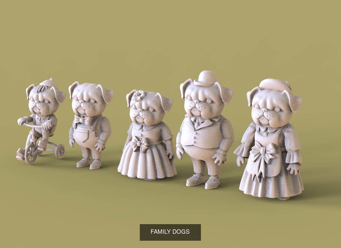 toy family 3D Model Collection_5