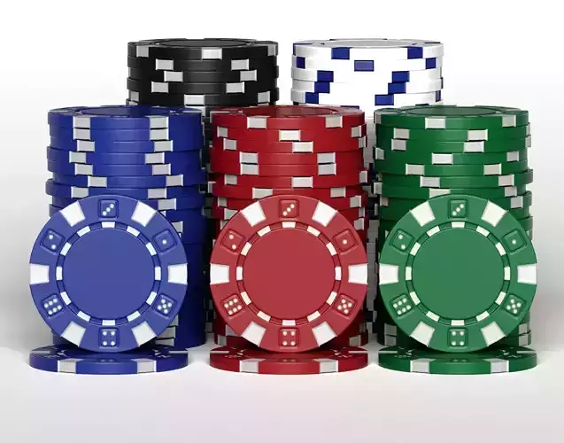 Casino chips 3D model