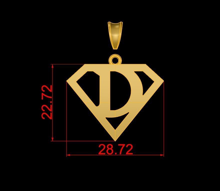 D SuperMen A4 3D print model_3