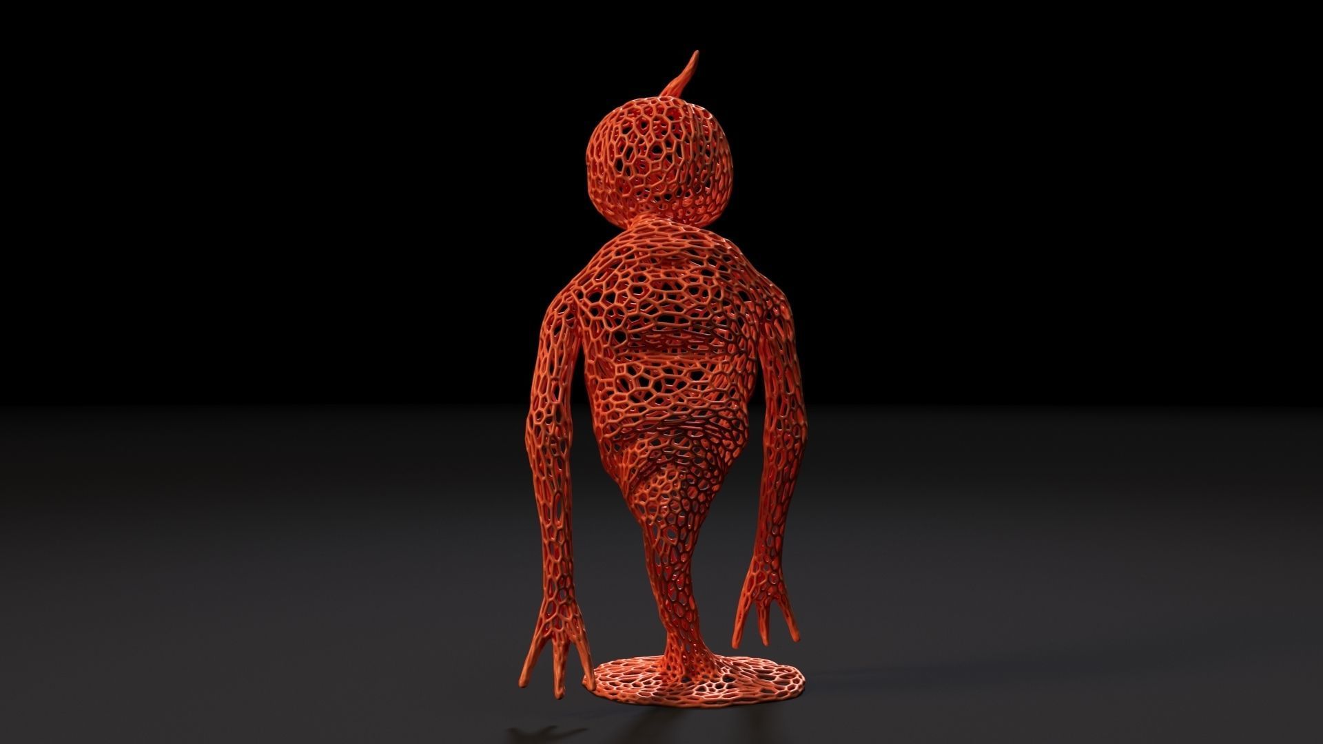 Pumpkin Monster 3D print model_5