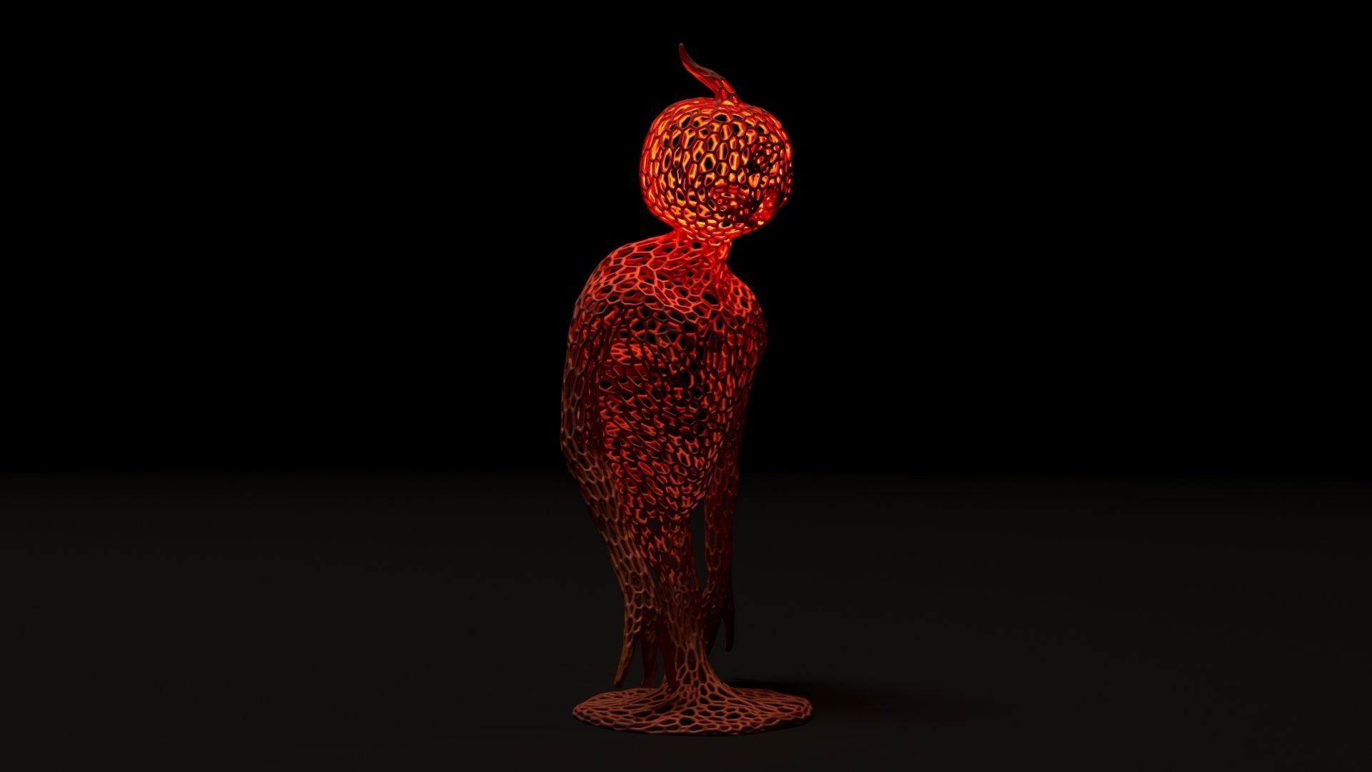 Pumpkin Monster 3D print model_18