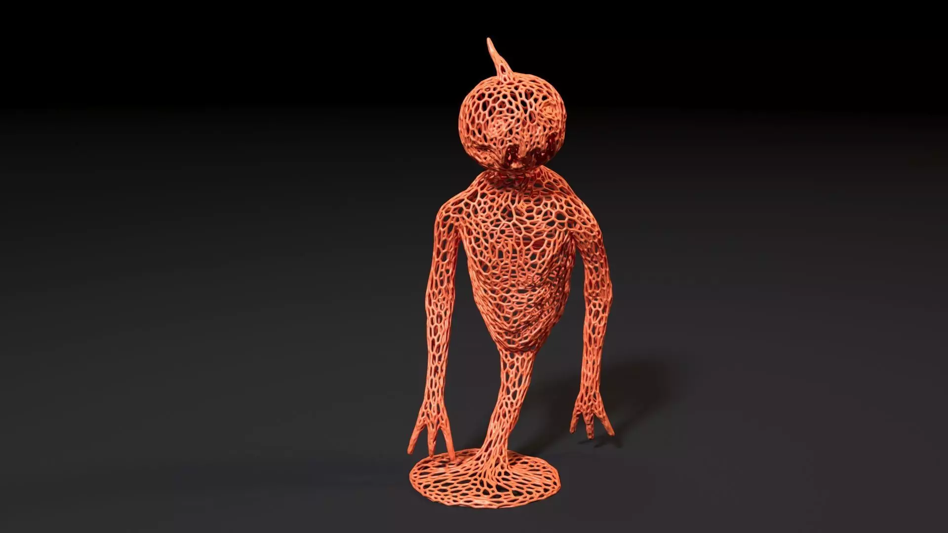 Pumpkin Monster 3D print model_0
