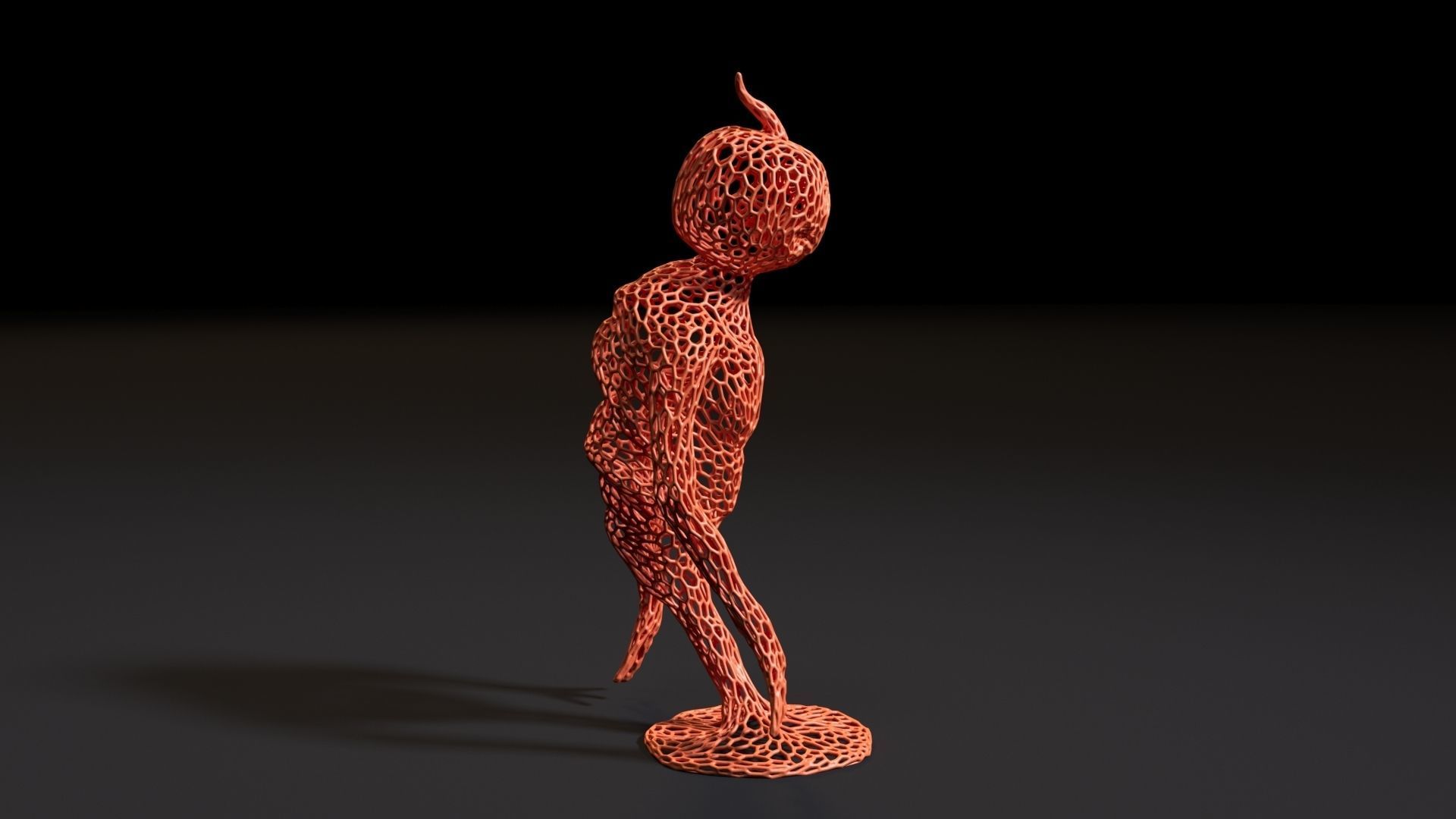 Pumpkin Monster 3D print model_7