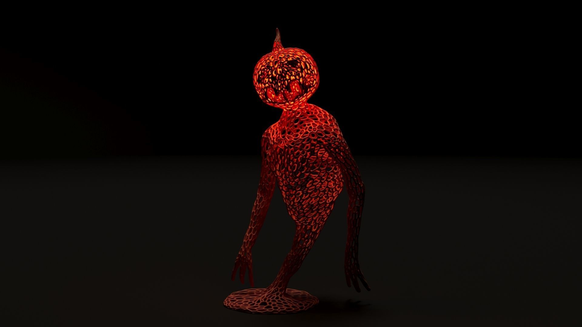Pumpkin Monster 3D print model_20
