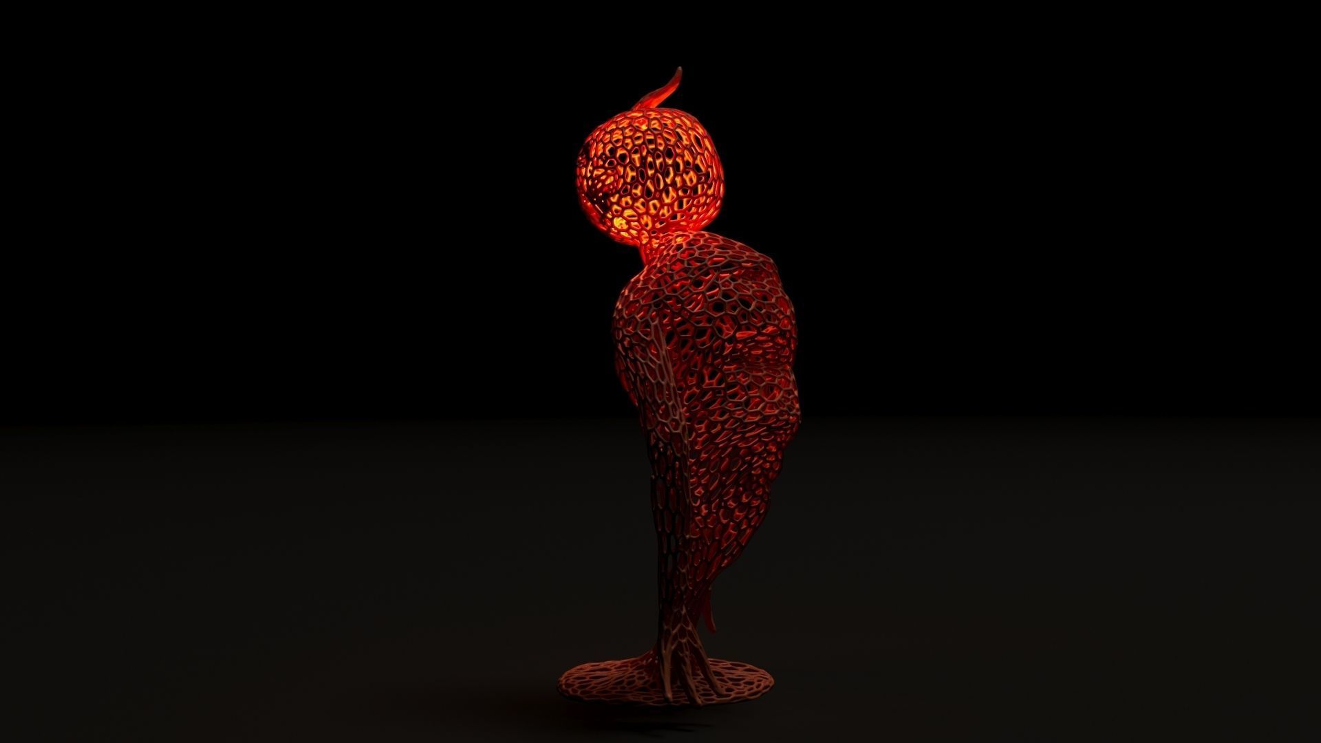 Pumpkin Monster 3D print model_14