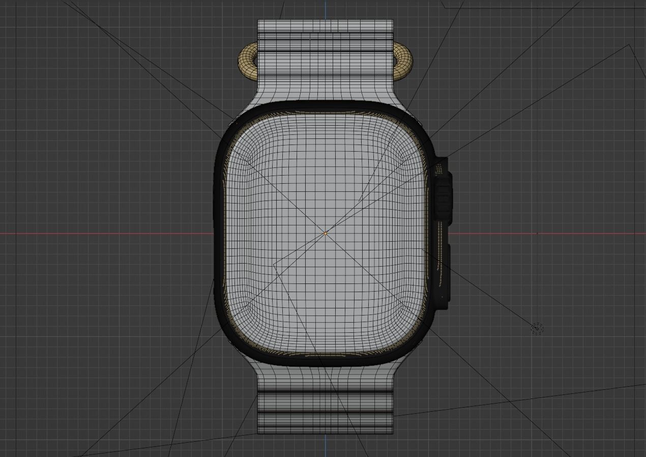 Apple watch ultra 3D model_19